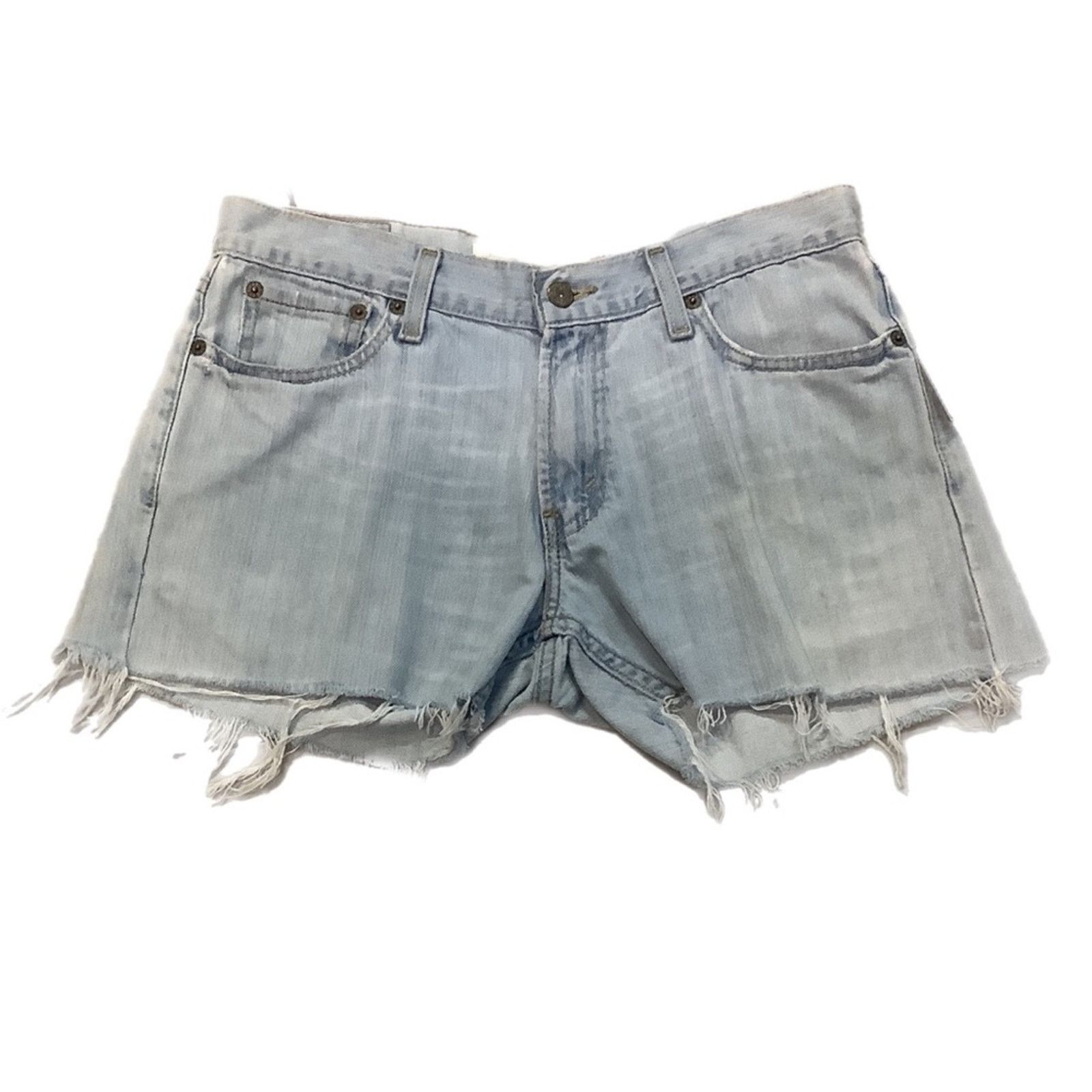 Levi's Y2K Levi’s woman’s hand-cut jean shorts Size 30" / US 8 / IT 44 - 1 Thumbnail