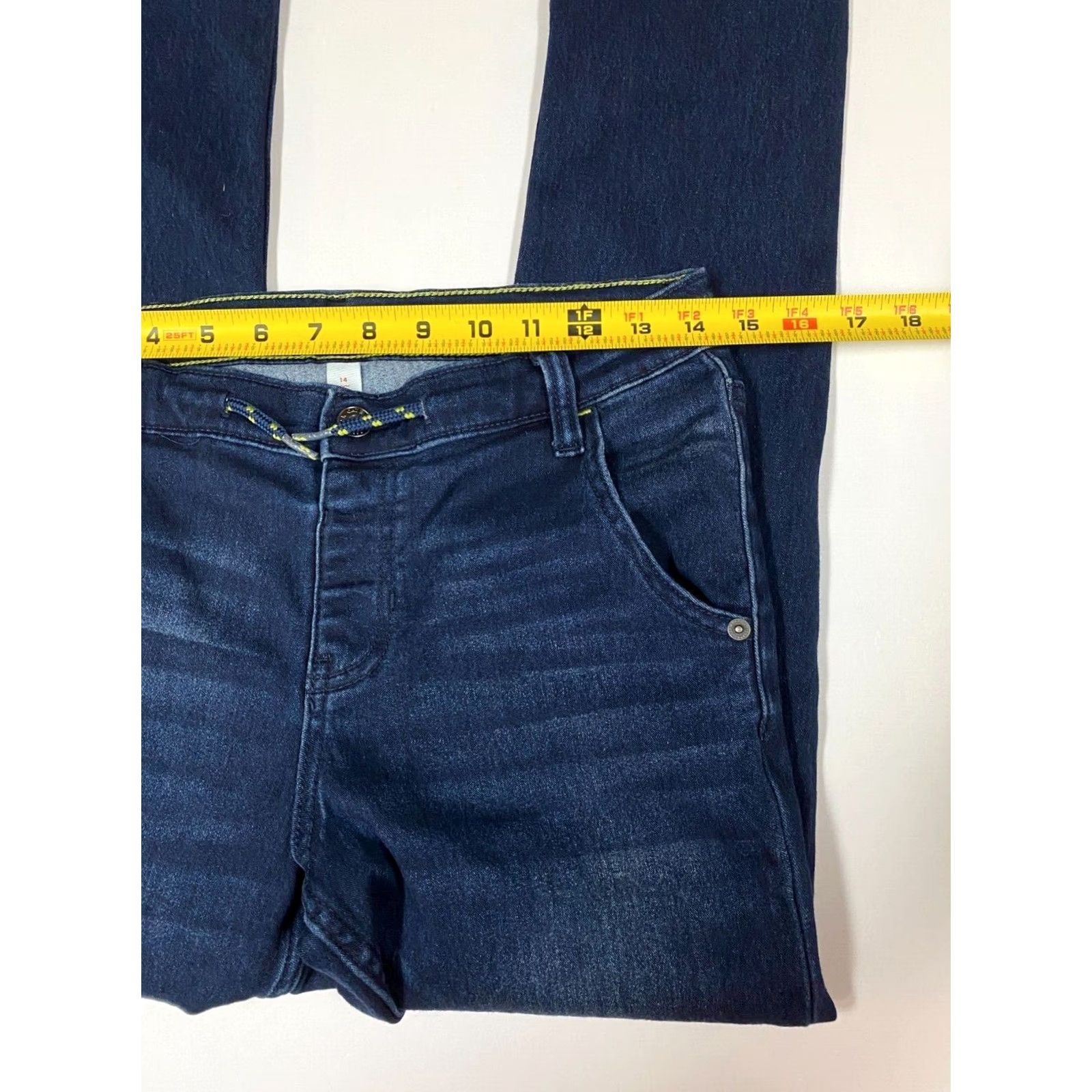 Vintage Cat & Jack Jeans Skinny 14 Juniors Women Denim Blue 28x28 Stretch Zipper 28in Inseam 28in Vintage No Total Flex Size 28" / US 6 / IT 42 - 3 Thumbnail
