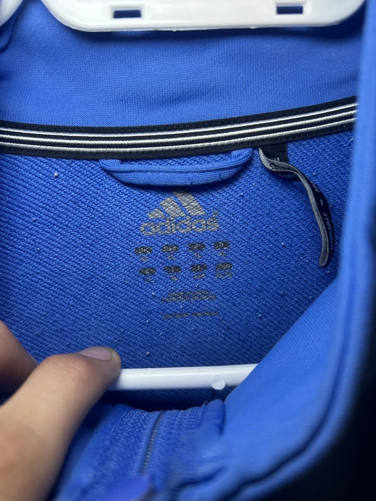 Adidas Adidas 3 stripe tracksuit zip-up top Size US XL / EU 56 / 4 - 3 Thumbnail