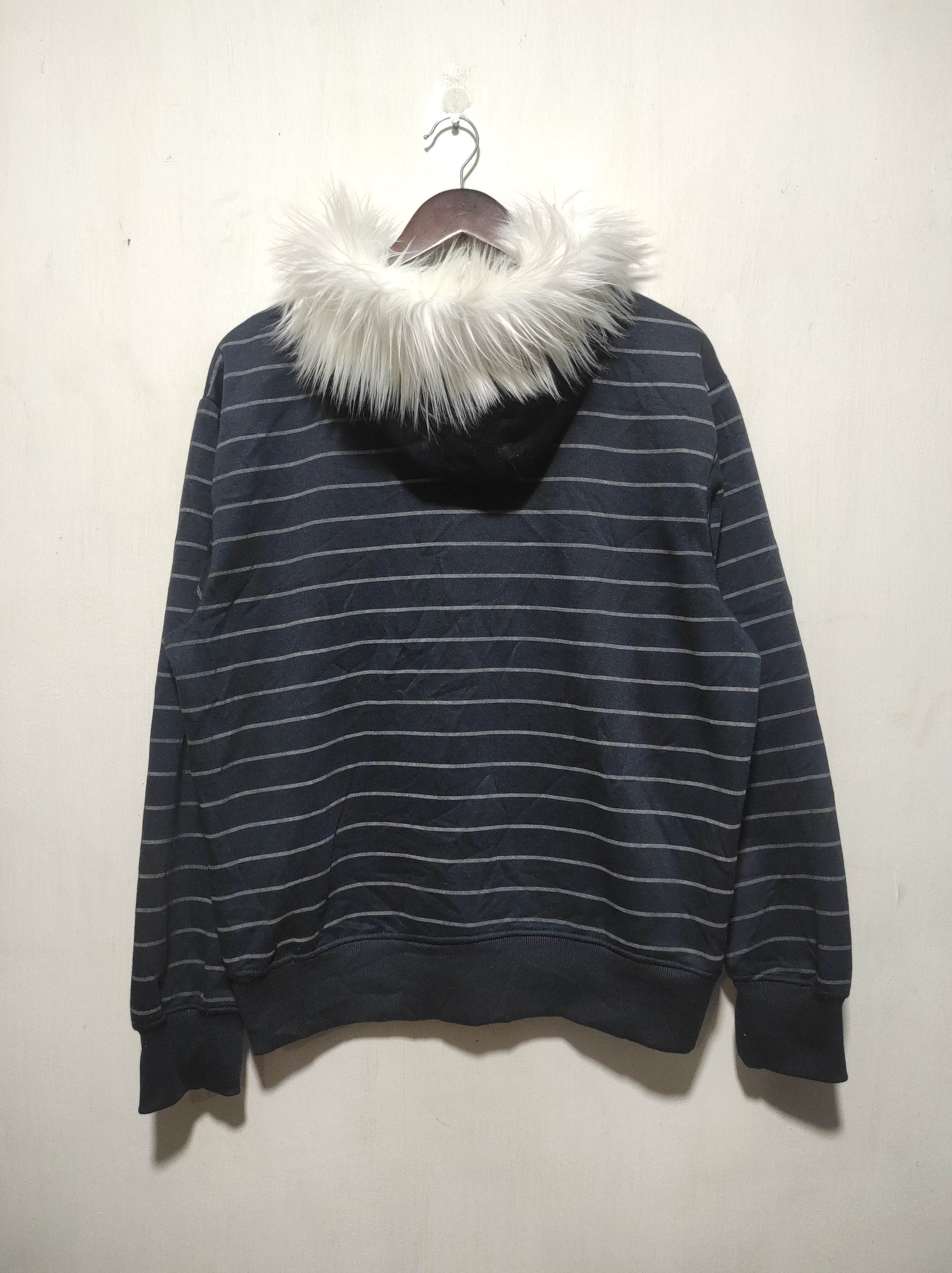 Hysteric Glamour Londoner Stripes zip Fur Hoodie IfSixWasNine LGB style Size US L / EU 52-54 / 3 - 11 Thumbnail
