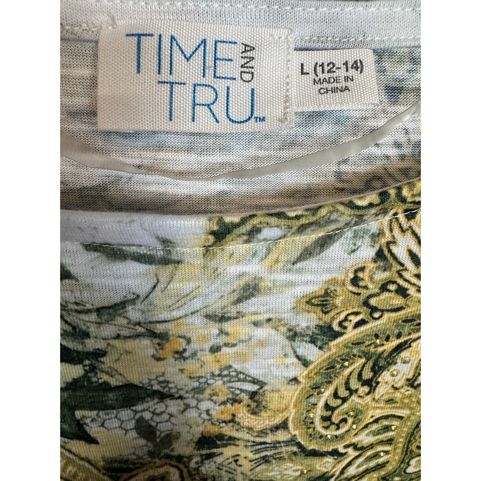 Other Time and Tru Long Sleeve Top Women's Size Large Size L / US 10 / IT 46 - 4 Thumbnail