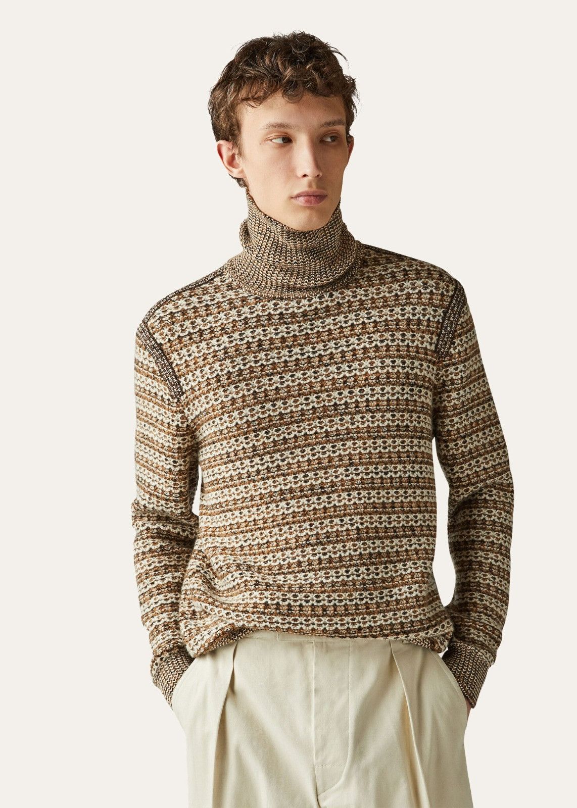 Loro Piana o1srvl11e1224 Dolcevita Mancora Turtleneck Sweater Size US M / EU 48-50 / 2 - 5 Thumbnail