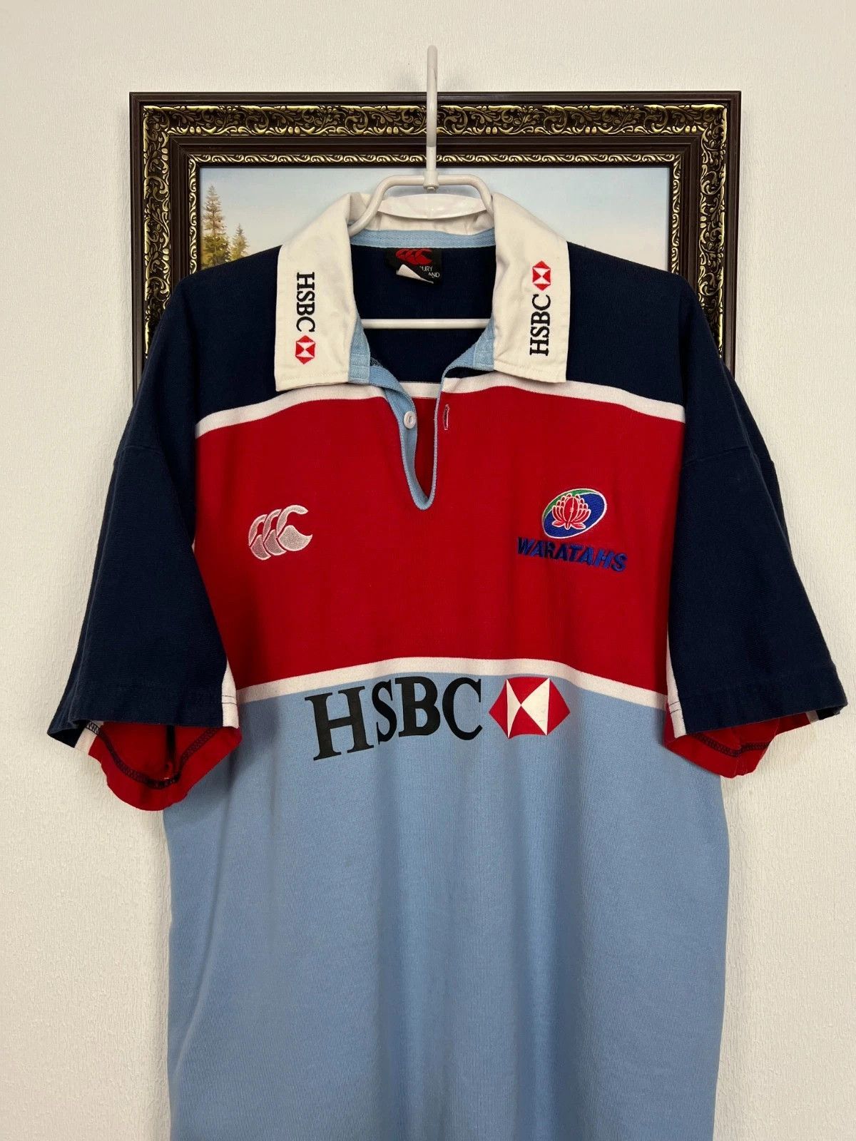 Canterbury of New Zealand Vintage Canterbury NSW Waratahs Rugby Union Jersey Shirt Size US XL / EU 56 / 4 - 2 Thumbnail