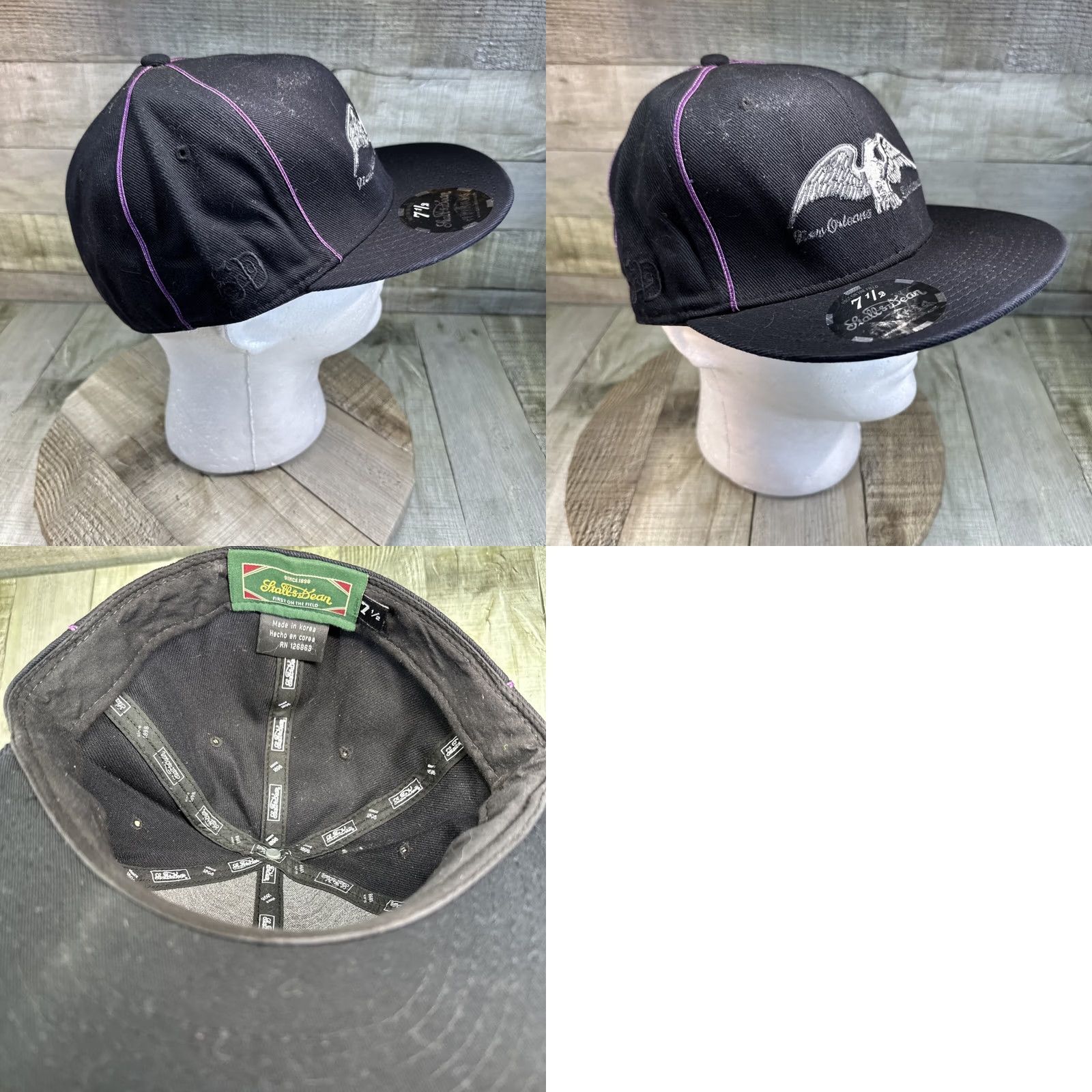 Vintage Stall & Dean Baseball Cap Hat 7 1/2 Black Mens Founded New Orleans Louisiana Size ONE SIZE - 8 Thumbnail