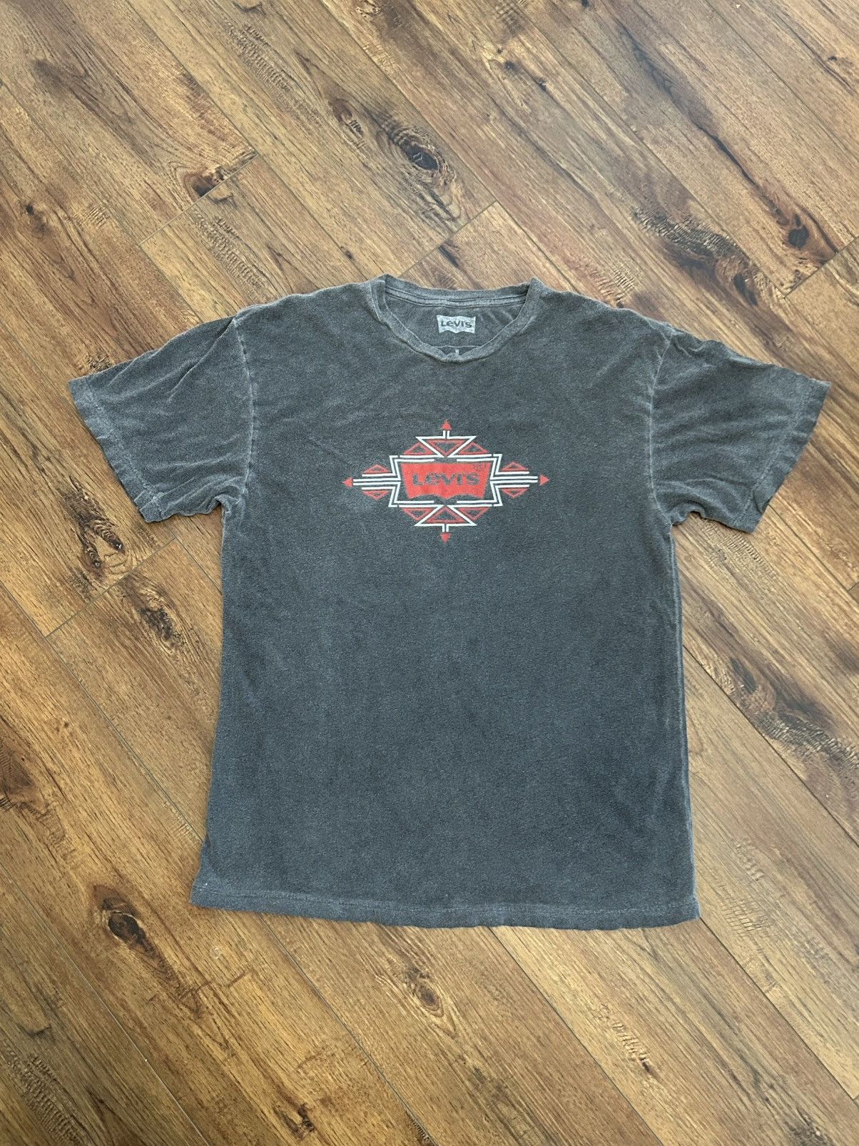Levi's Faded distressed Levi T-shirt Size US L / EU 52-54 / 3 - 2 Thumbnail