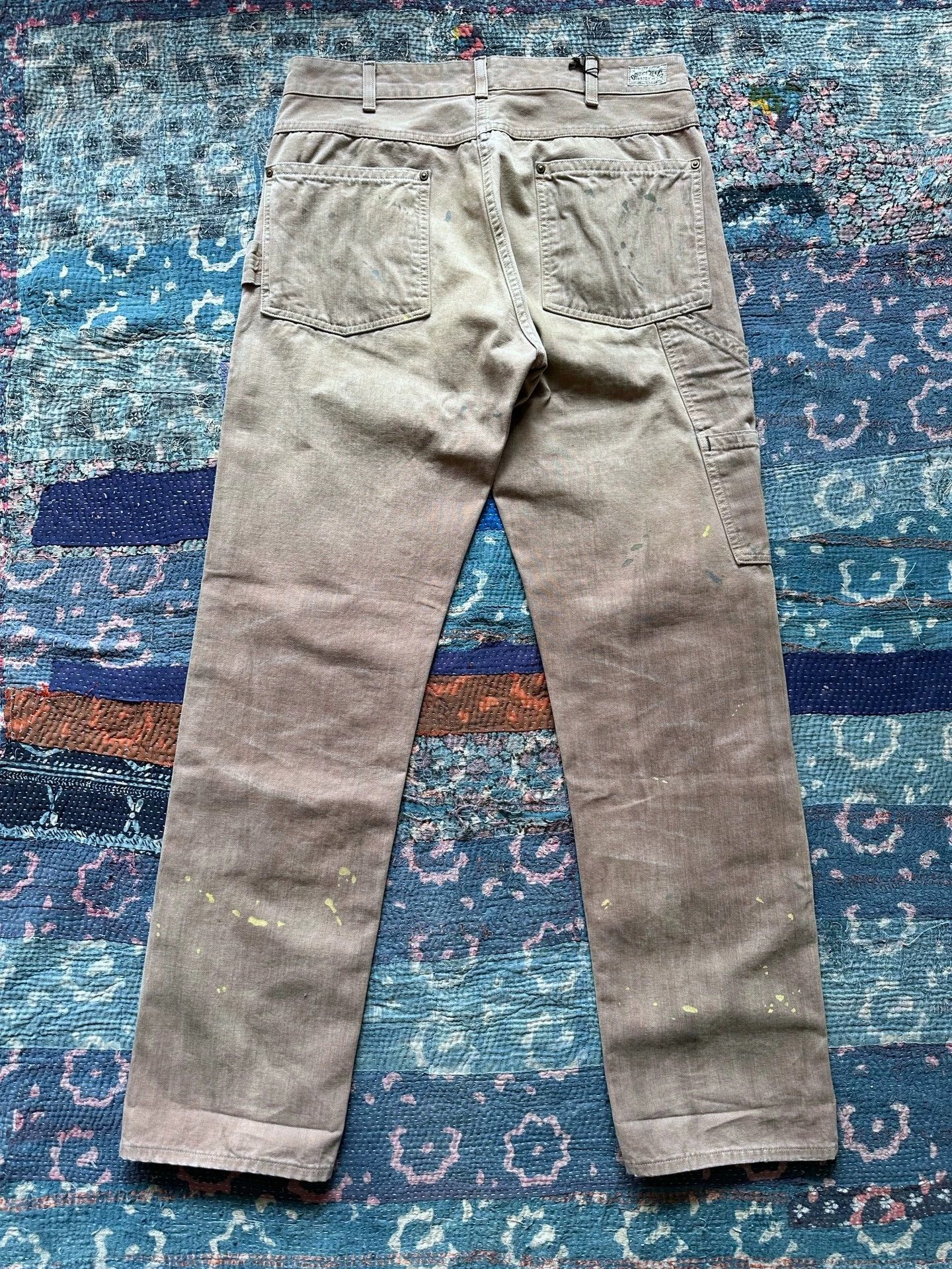 RRL Ralph Lauren RRL Washed Distressed Knee 30x32 Chic Cuffed Pants Size US 30 / EU 46 - 2 Thumbnail