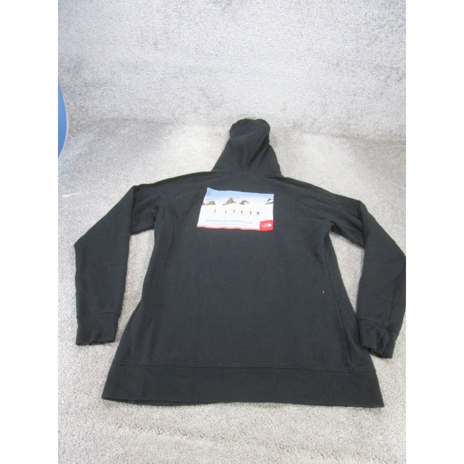 The North Face The North Face Sweatshirt Womens Large Graphic Black Cotton Blend Hoody Size L / US 10 / IT 46 - 3 Thumbnail