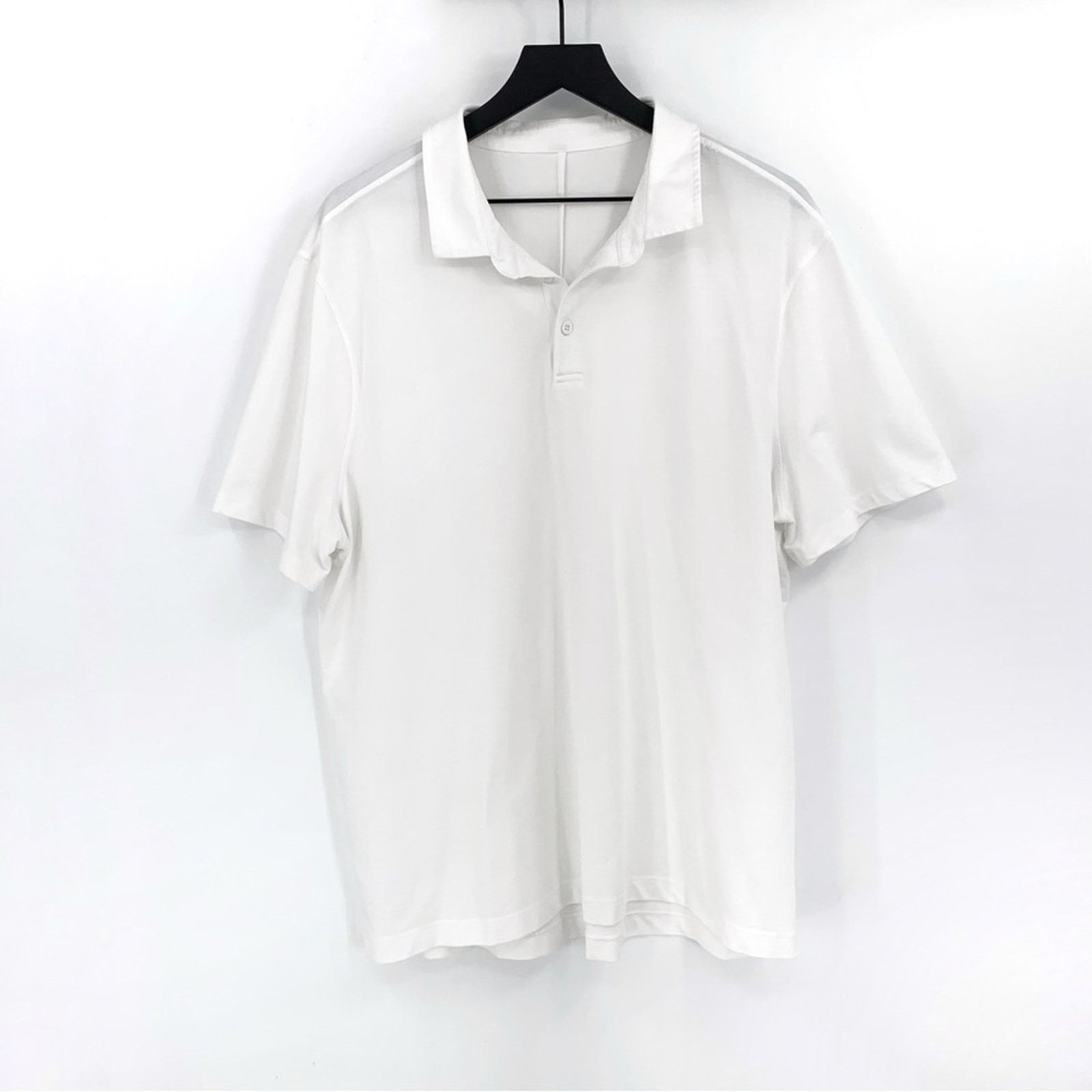 Lululemon LULULEMON Polo Shirt White XXL? Size US XXL / EU 58 / 5 - 1 Thumbnail
