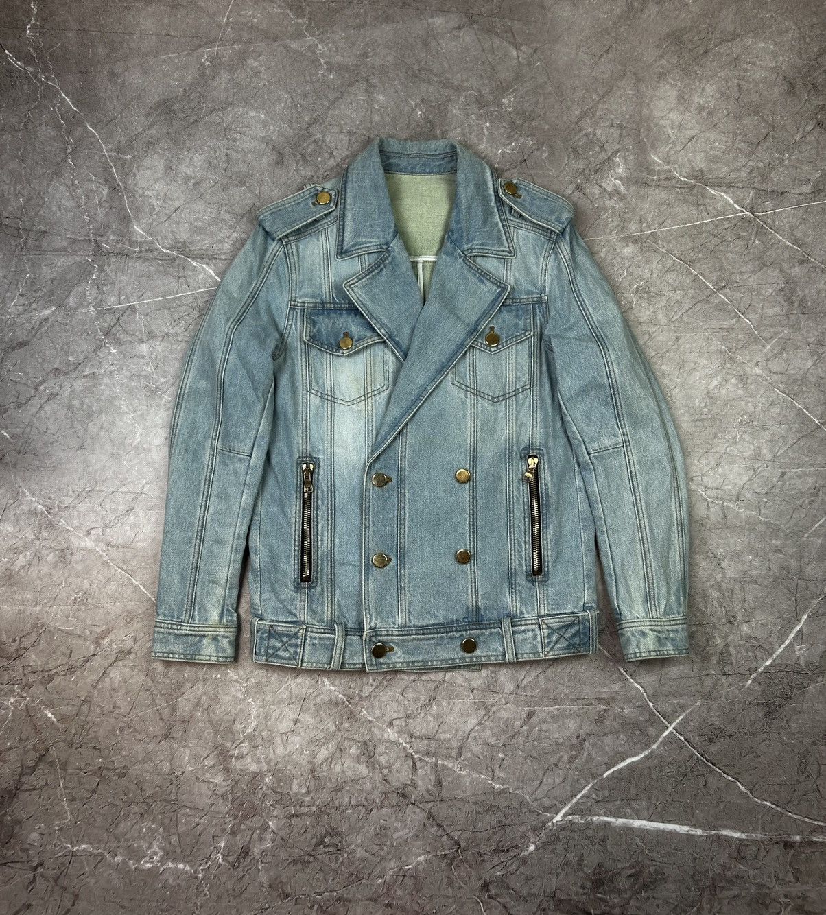 Balmain Balmain Denim Riders Jacket Size 46 Size US S / EU 44-46 / 1 - 2 Thumbnail