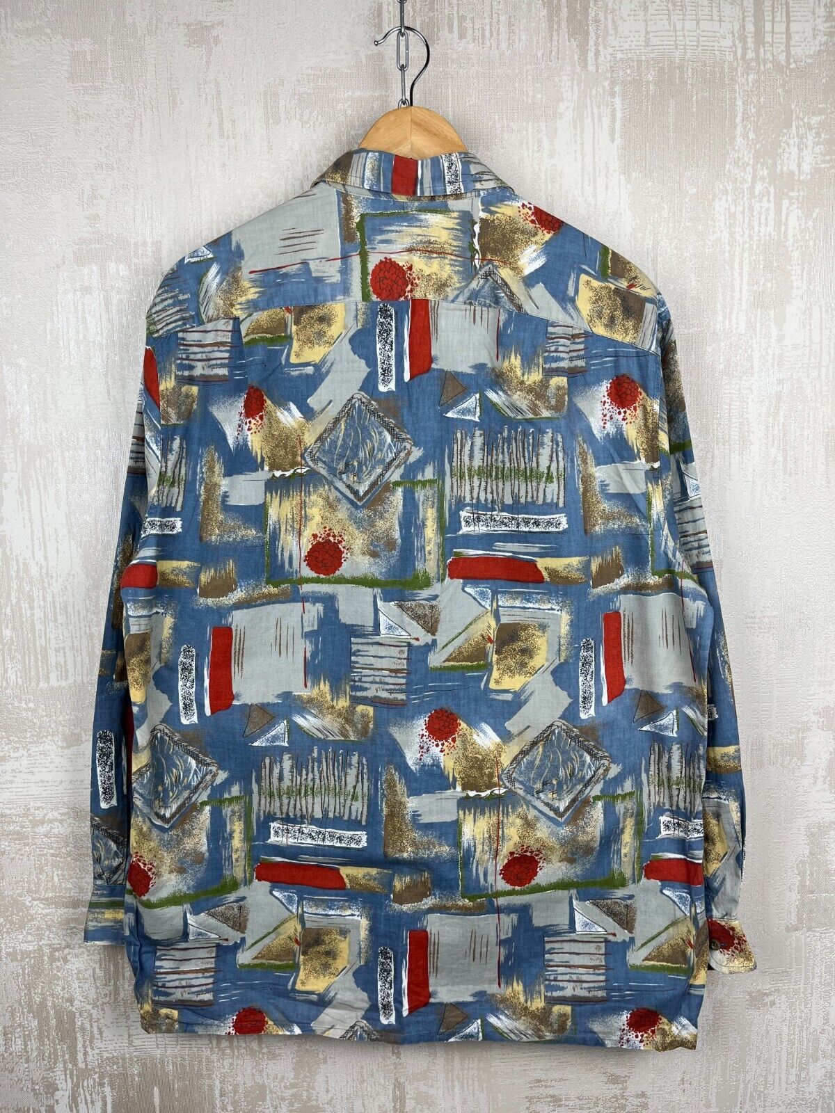 C&A 90's Vintage C&A Abstract Party Crazy Disco Shirt Size US L / EU 52-54 / 3 - 14 Thumbnail