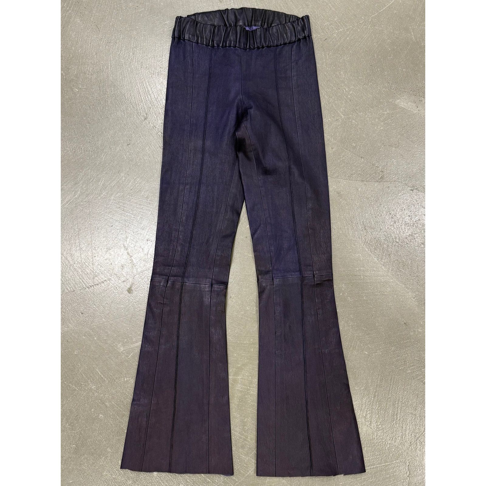 Roberto Cavalli 2010s Roberto Cavalli leather flared pants Size 27" / US 4 / IT 40 - 1 Thumbnail