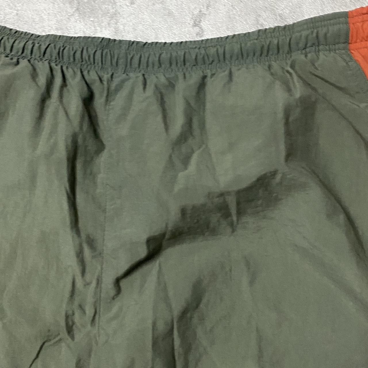 Adidas Olive green and orange Nike Dri-Fit running shorts Size US 36 / EU 52 - 2 Thumbnail