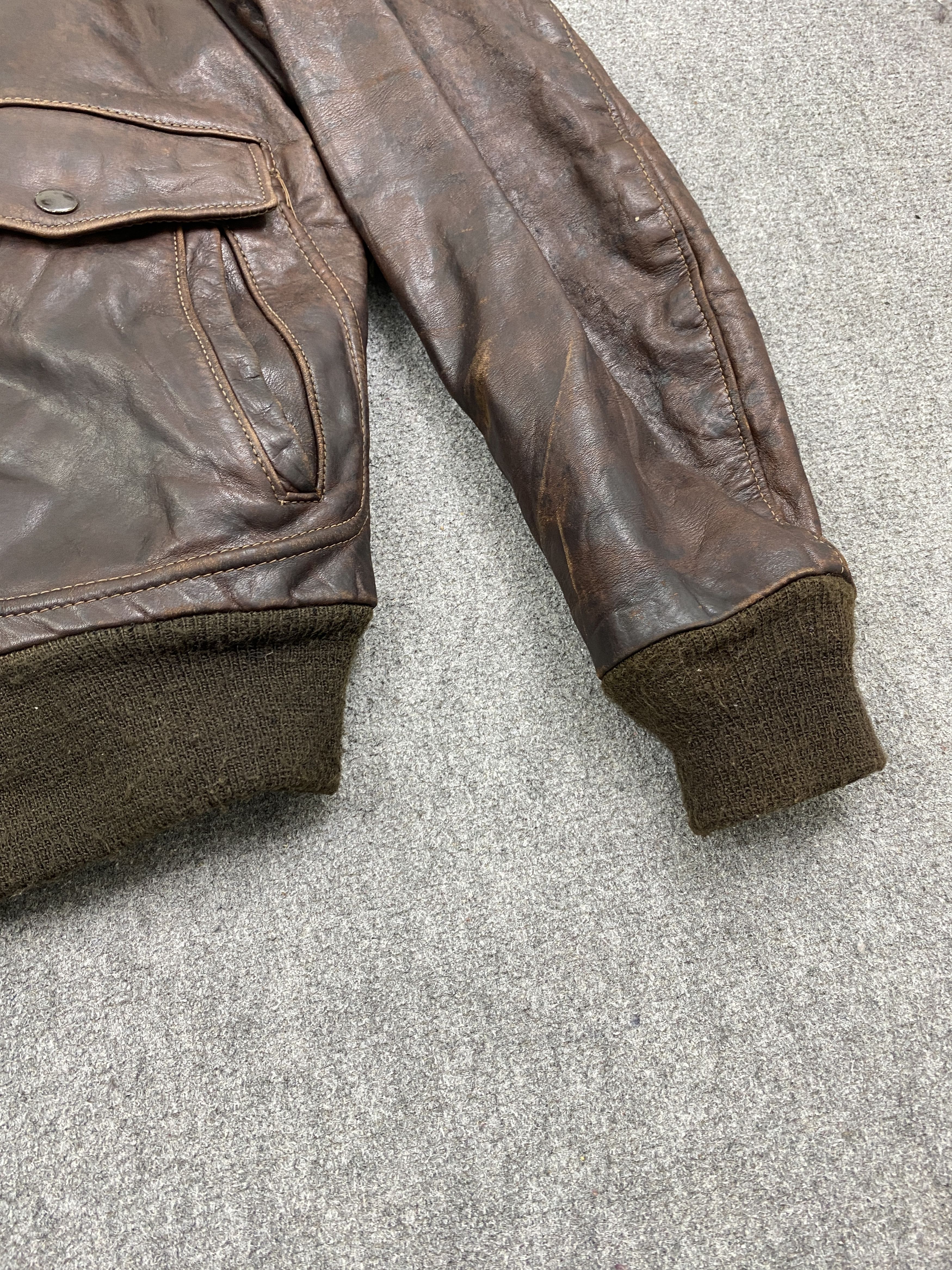 Vintage Vintage Japanese Brand Leather Zipper Jacket J1989 Size US L / EU 52-54 / 3 - 8 Thumbnail