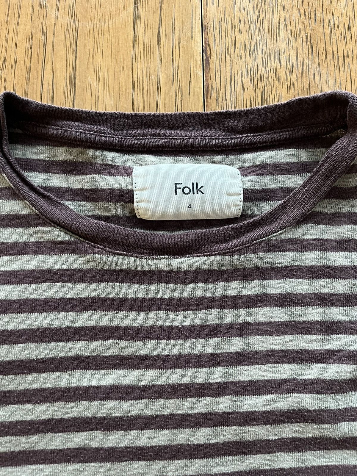 Folk Folk Striped Tee Size US M / EU 48-50 / 2 - 3 Thumbnail