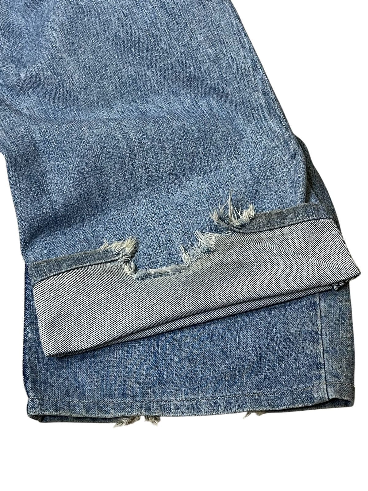 Marc Buchanan BAGGY🔥PELLE PELLE MARC BUCHANAN lot 0002 dirty baggy jeans Size US 37 - 16 Thumbnail
