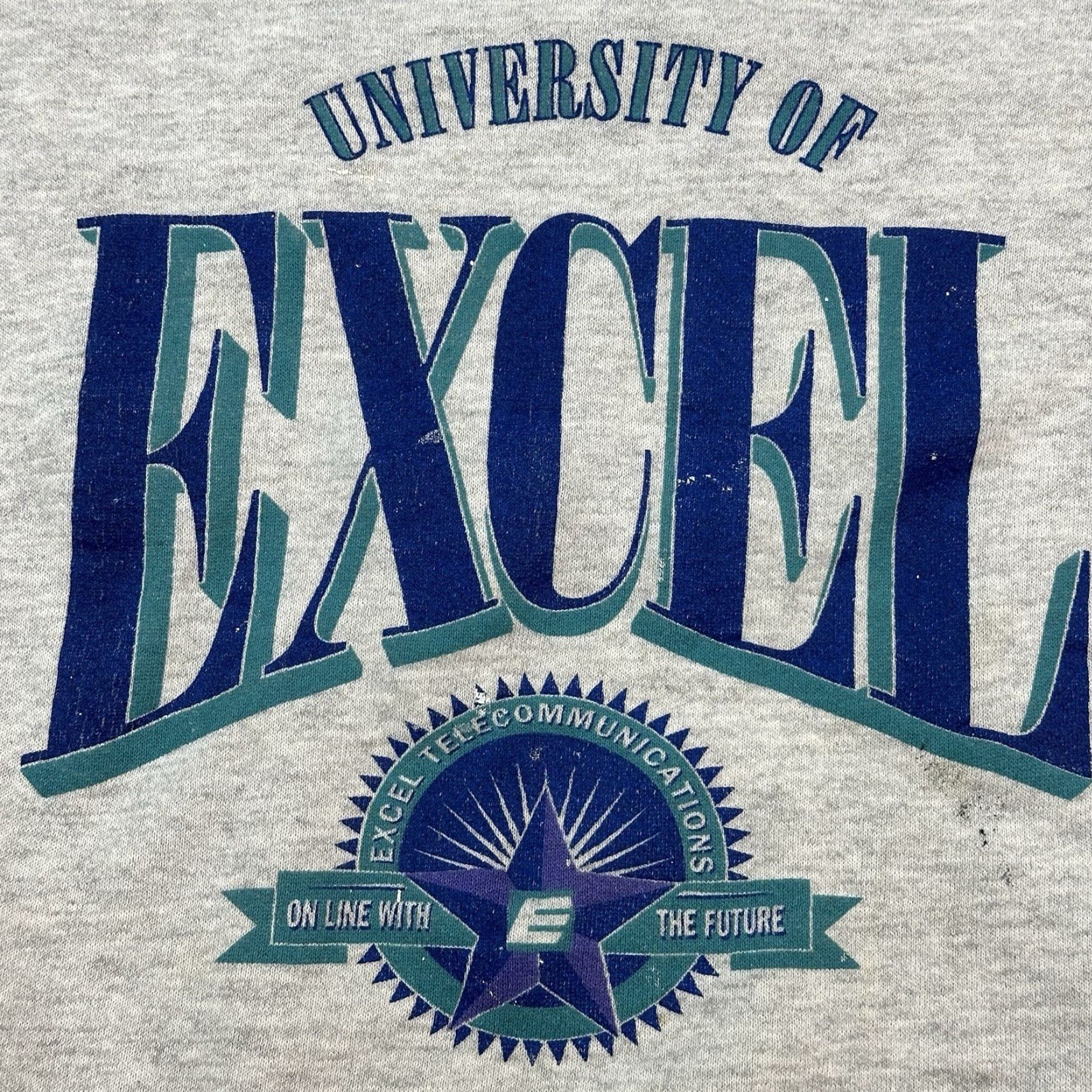 Lee VINTAGE Lee Heavyweight Sweatshirt Mens XL University of Excel Pullover USA 90s Size US XL / EU 56 / 4 - 4 Thumbnail
