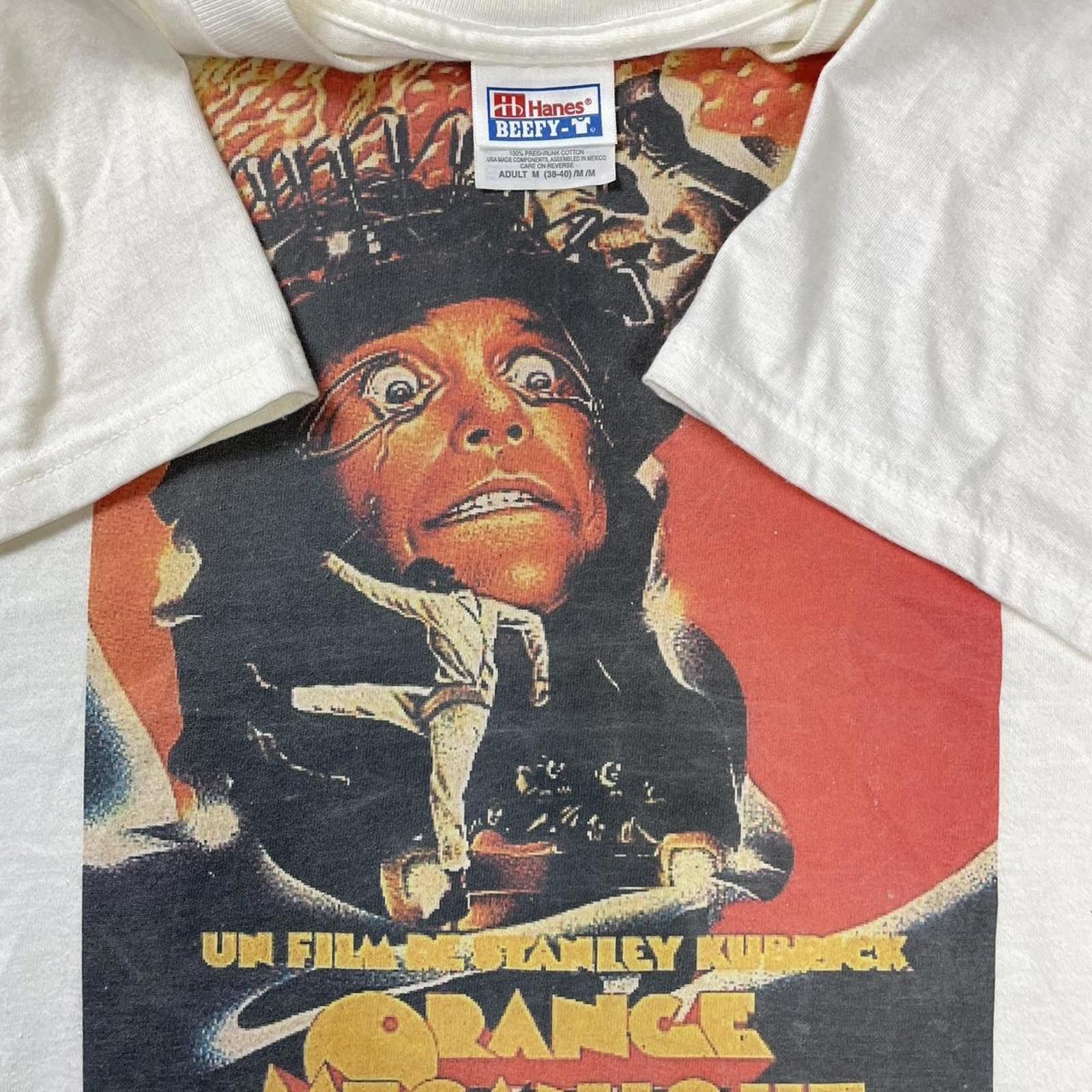 Hanes Vintage 90’s Y2K Clockwork Orange shirt Italian movie promo Size US M / EU 48-50 / 2 - 2 Thumbnail