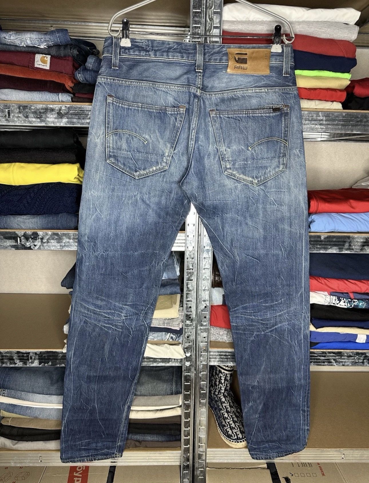 G-Star G-Star Raw 3301 Size 31 x 34 Vintage Jeans Denim Y2K Pants Size US 31 - 2 Thumbnail