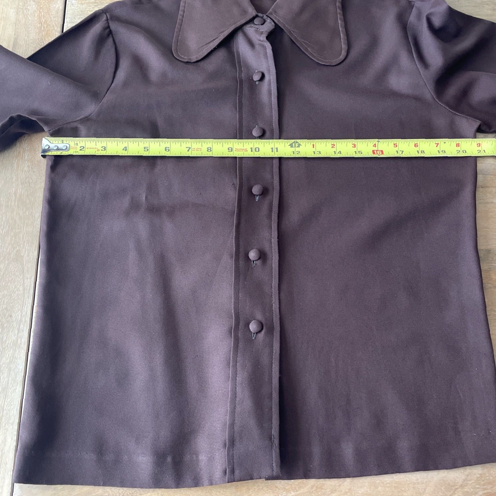 Vintage VINTAGE Grants Rockabilly Shirt Womens 36 Brown Button Up Western Rodeo 80s 90s Mens Girls Size XS / US 0-2 / IT 36-38 - 4 Thumbnail