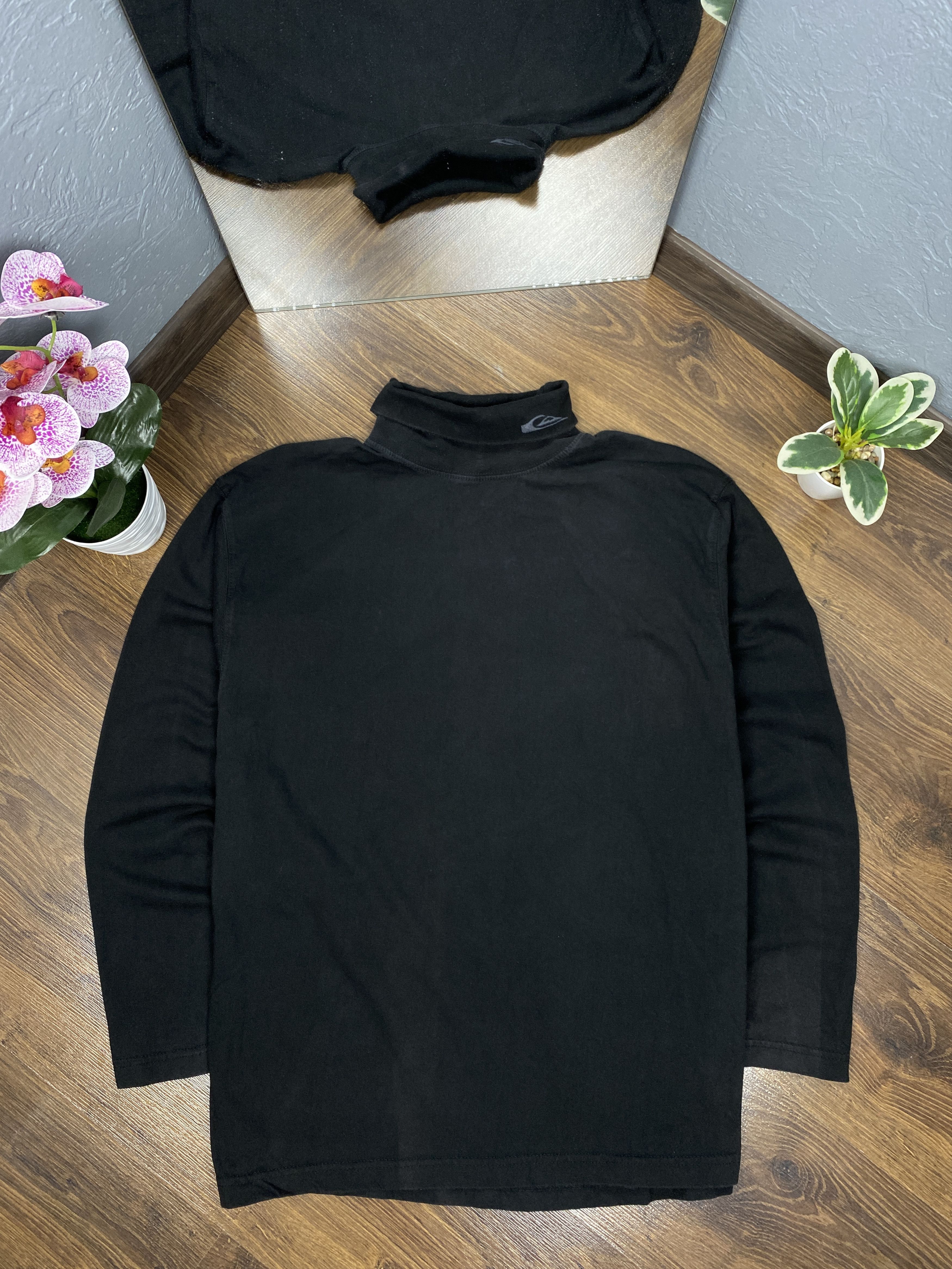 Quiksilver × Vintage Quiksilver 90s Vintage Turtleneck High Neck Sweater Size US M / EU 48-50 / 2 - 1 Thumbnail