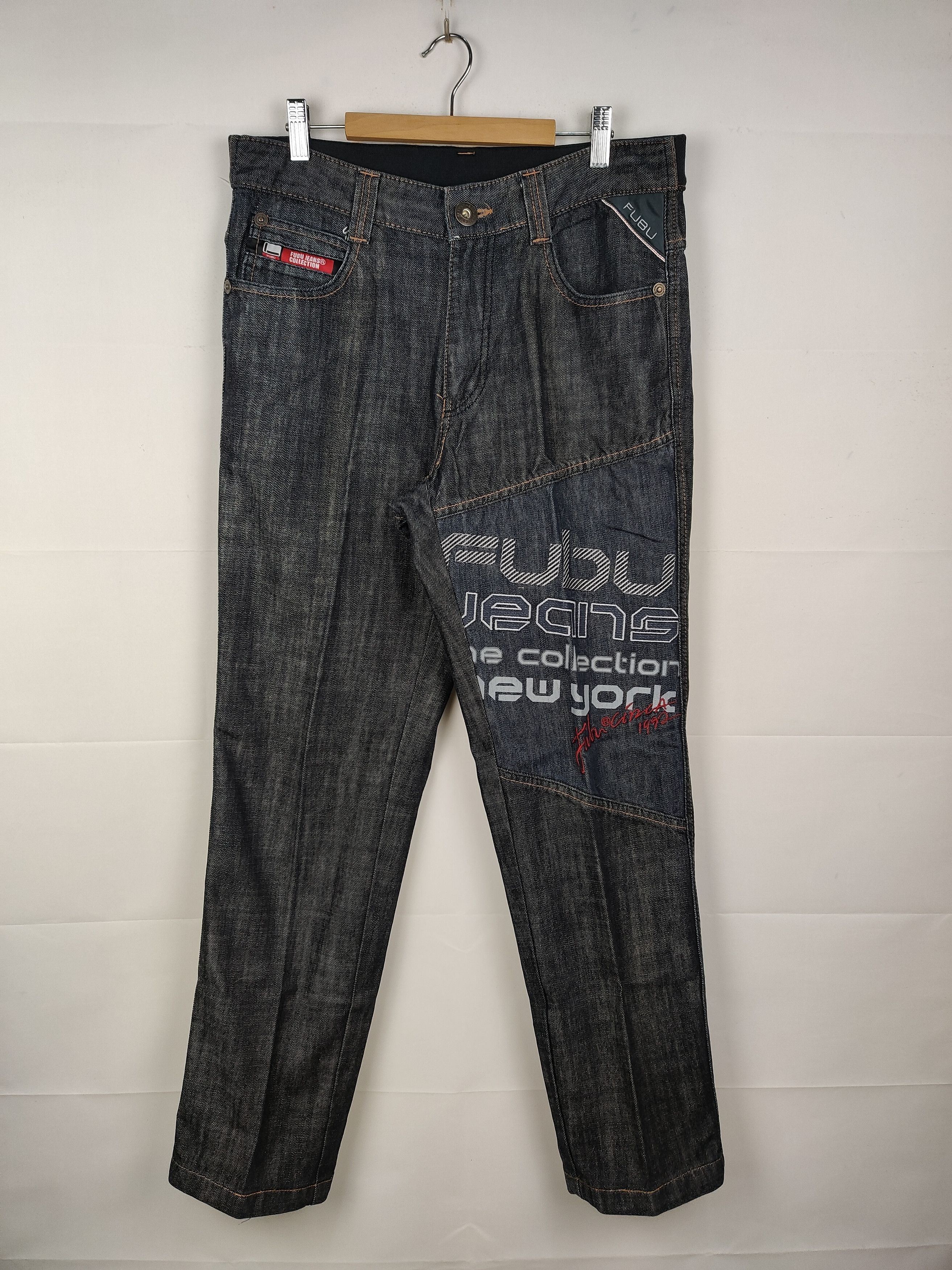 Fubu vintage FUBU The Collection denim jeans. Size US 34 / EU 50 - 1 Thumbnail