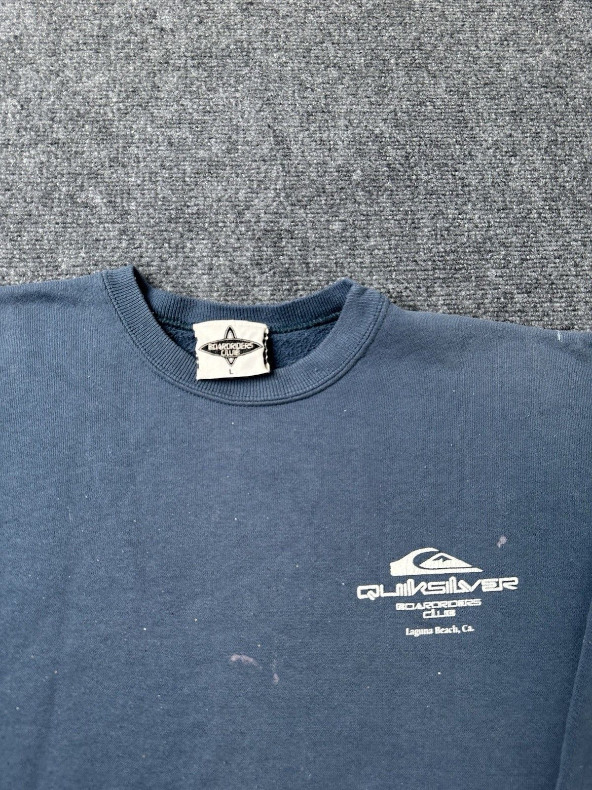 Quiksilver Mens Sweatshirt Quiksilver Boardriders Laguna Beach USA Sz L Size US L / EU 52-54 / 3 - 4 Thumbnail