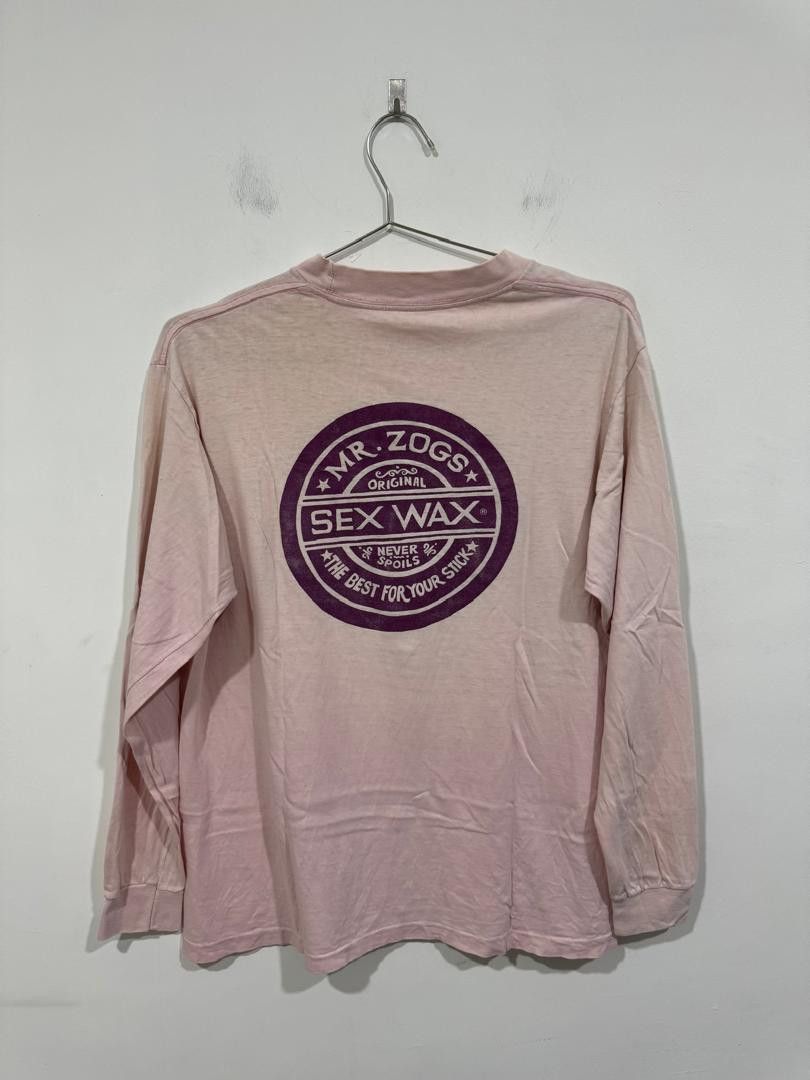 Other Vintage 80s Mr. Zogs Sex Wax Long Sleeve Tee Size US L / EU 52-54 / 3 - 4 Thumbnail