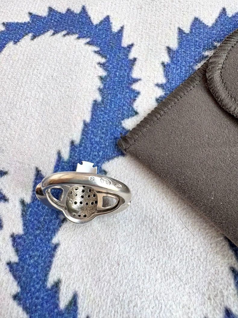 Vivienne Westwood Vivienne Westwood Diamond Encrusted Saturn Ring Size ONE SIZE - 4 Thumbnail