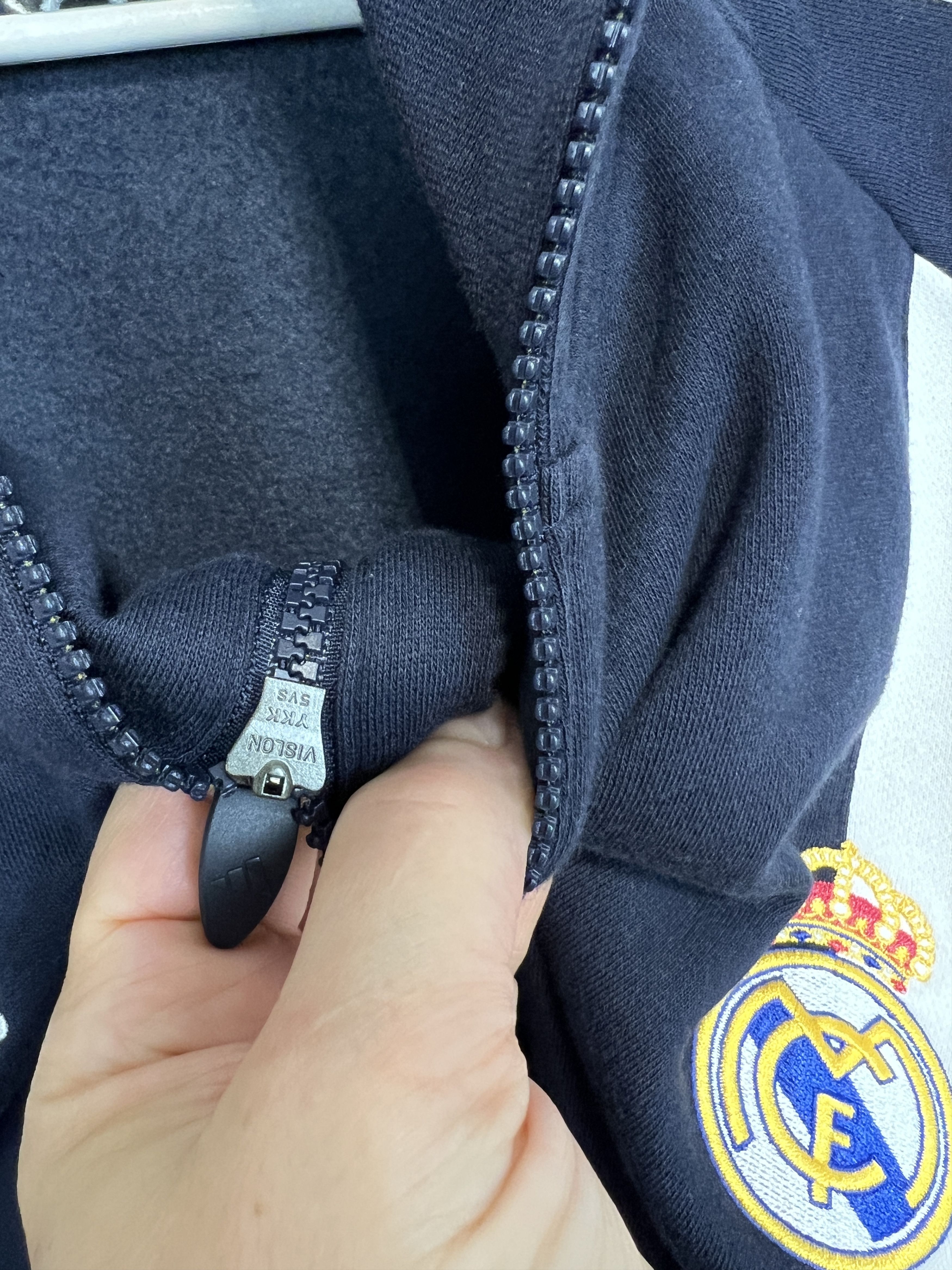 Adidas Vintage Real Madrid Football Jacket Soccer Track Top Rare Size US L / EU 52-54 / 3 - 6 Thumbnail