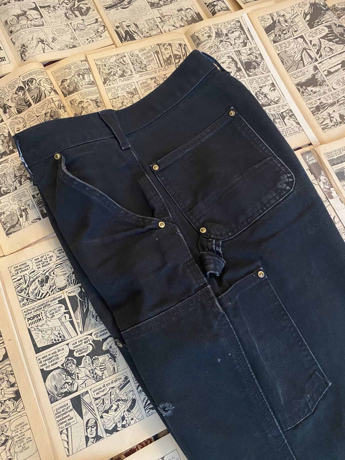 Carhartt × Vintage Carhartt Double Knee Canvas Trousers Size US 30 / EU 46 - 5 Thumbnail