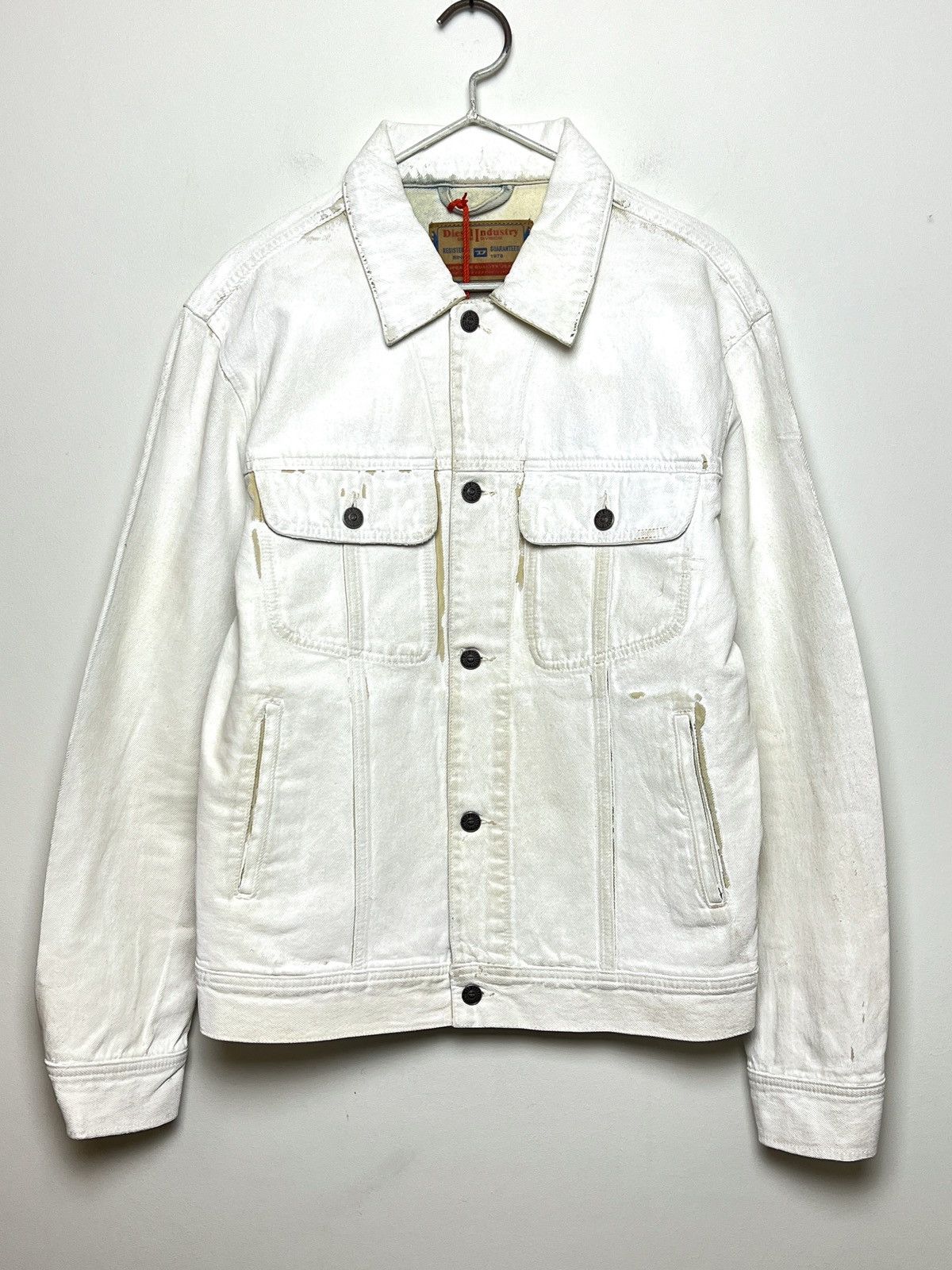 Diesel diesel painted denim trucker jacket maison martin margiela Size US M / EU 48-50 / 2 - 1 Thumbnail