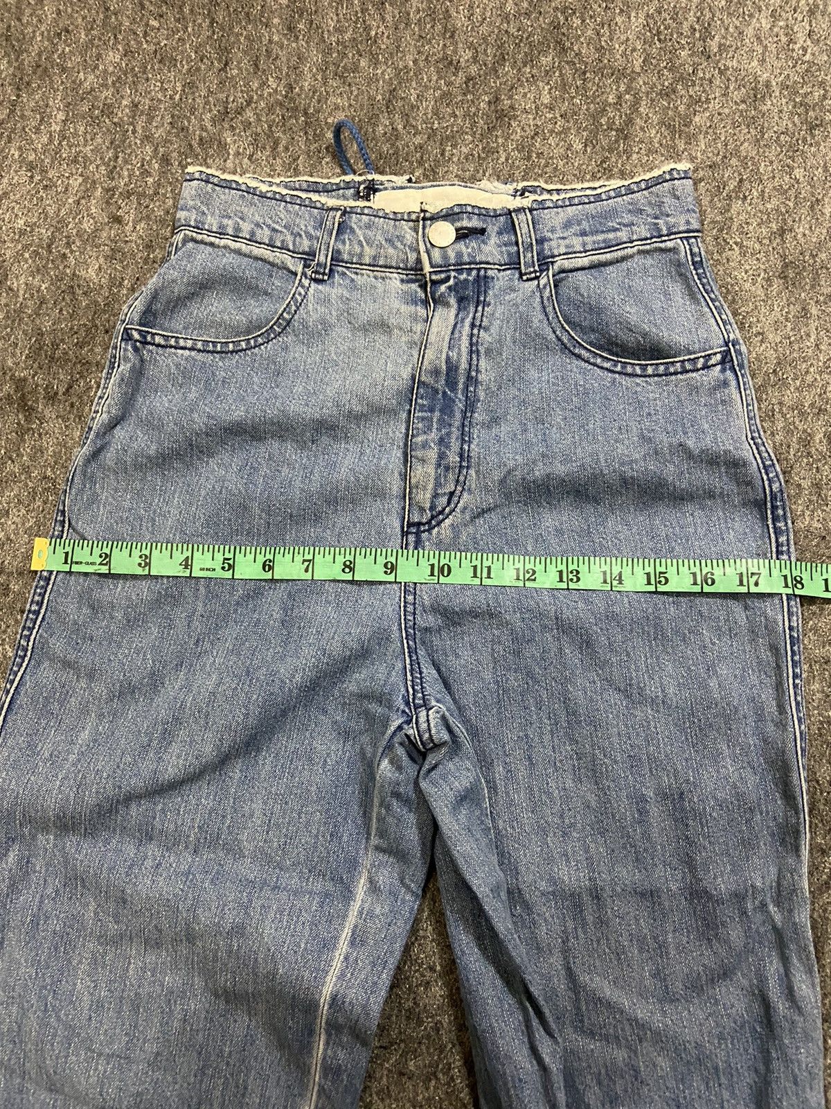 Hysteric Glamour × If Six Was Nine × Le Grande Bleu (L.G.B.) Vintage Y2K GU girls' denim pants with straps at the back Size 25" / US 0 / IT 36 - 10 Thumbnail