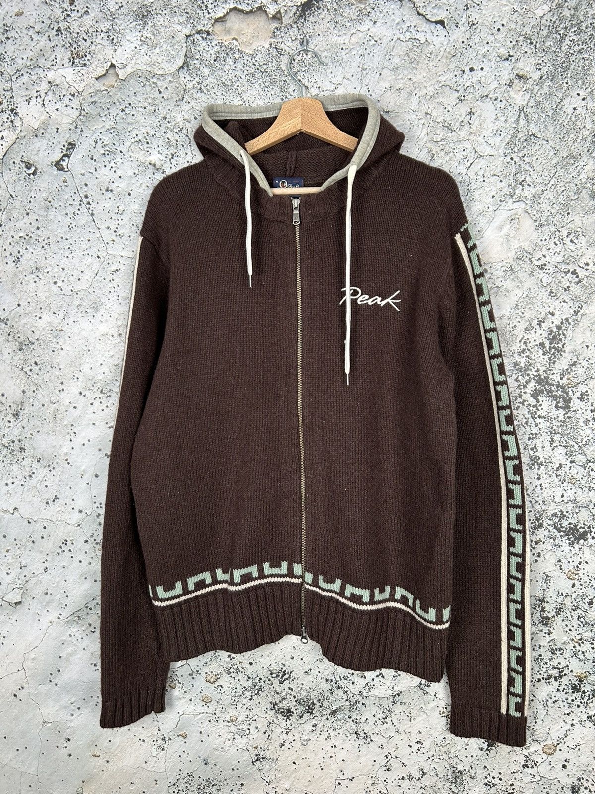 Peak Performance Peak Performance Wool Zip Hoodie Outdoor Gorpcore Brown Size US XL / EU 56 / 4 - 1 Thumbnail