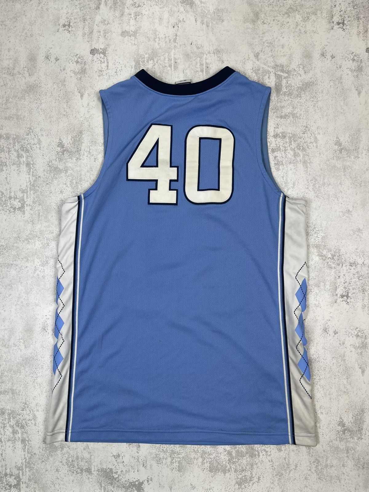 Jordan Brand 2010-12 Jordan UNC Tar Heels Barnes #40 Argyle Jersey Size US L / EU 52-54 / 3 - 11 Thumbnail