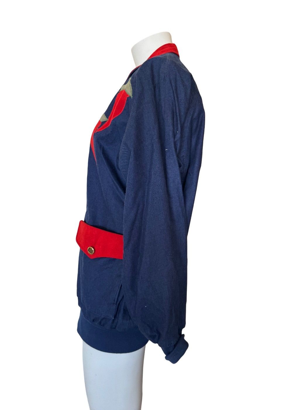 Other Vintage 90s jacket blue southwestern coyote chili pepper Size L / US 10 / IT 46 - 3 Thumbnail