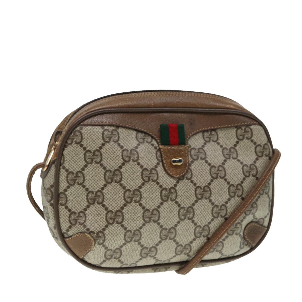 Gucci Gg Supreme Beige Canvas Shoulder Bag (Pre-Owned) Size ONE SIZE - 1 Thumbnail