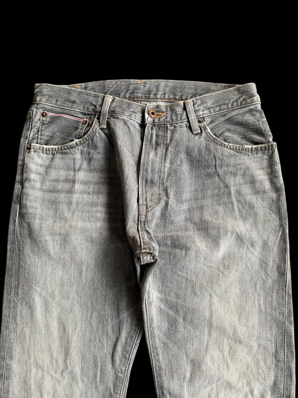 If Six Was Nine VINTAGE EDWIN 505S SELVEDGE FADED DISTRESSED SHORT DENIM Size US 32 / EU 48 - 6 Thumbnail