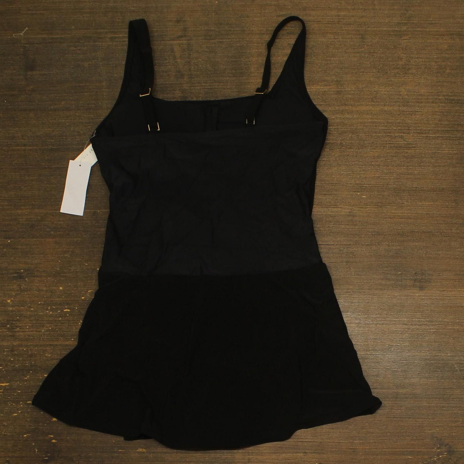 Other Nwt Beyond Control Womens Square-neck Swim Dress Black 12 Size ONE SIZE - 2 Thumbnail