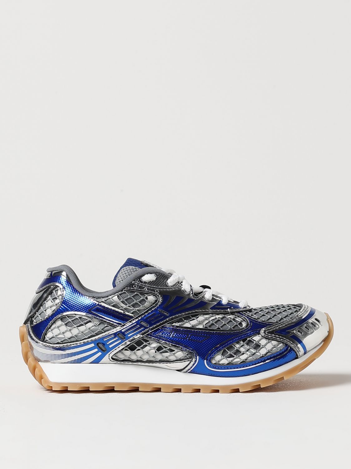 image of Bottega Veneta Sneakers Woman Silver, Women's (Size 11)
