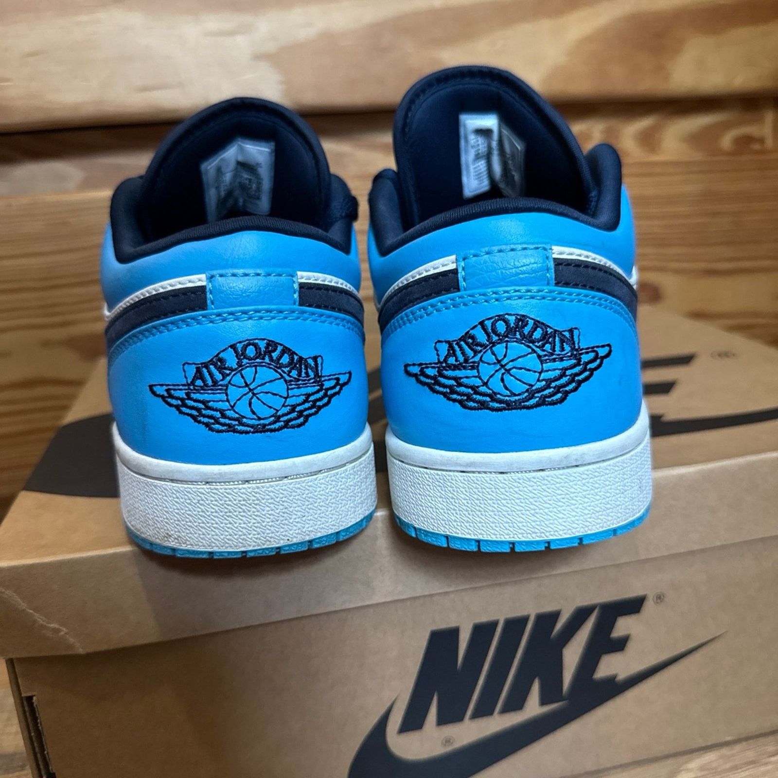 Jordan Brand Jordan 1 Low UNC Powder Blue Size US 8.5 / EU 41-42 - 5 Thumbnail