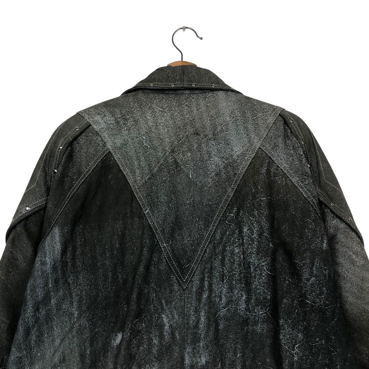 Japanese Brand 📌Vintage Leather Biker Jacket M.Mijayima Issey Miyake Size US M / EU 48-50 / 2 - 10 Thumbnail