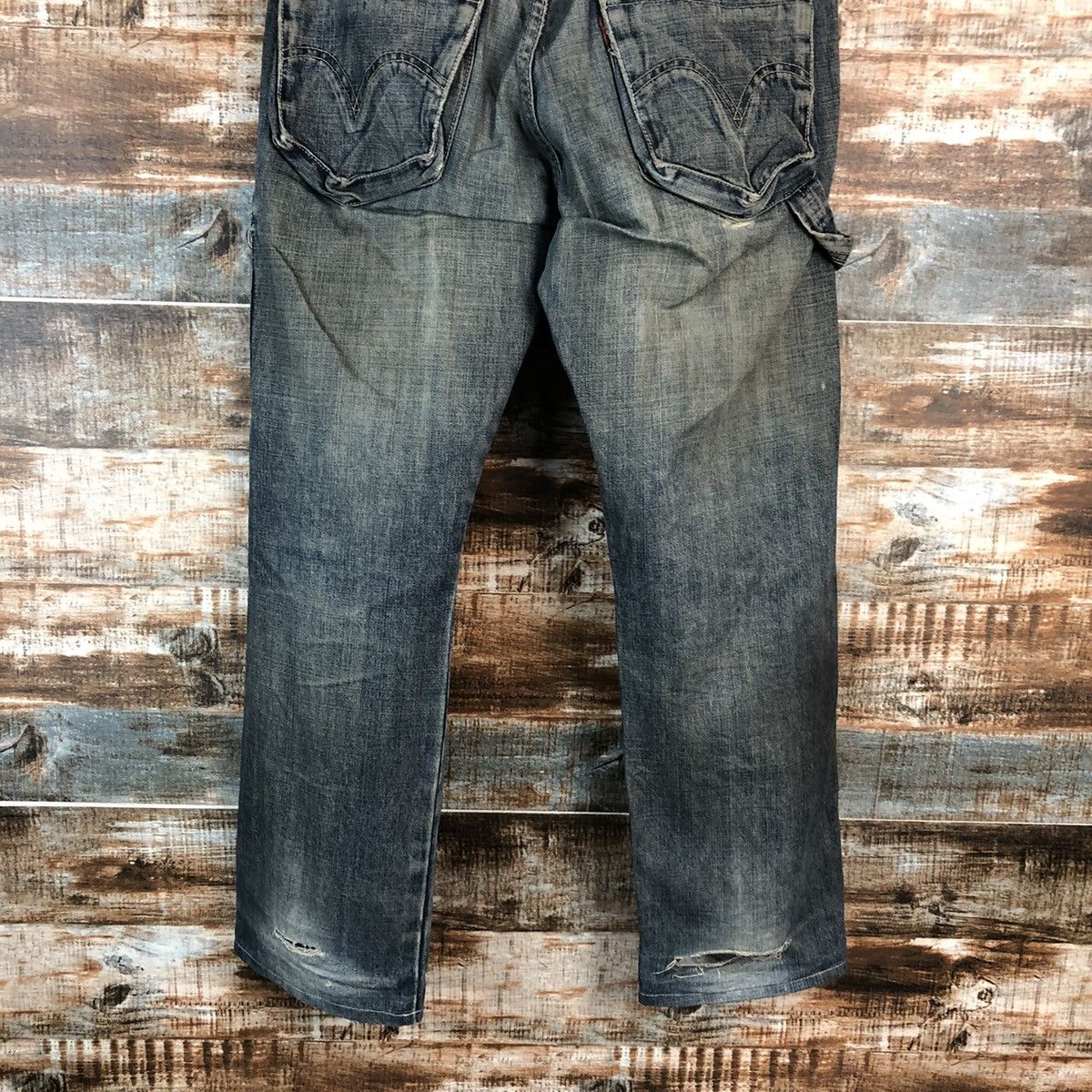 Levi's Levis vintage Black Distressed Denim Pants #A2155 Size US 30 / EU 46 - 15 Thumbnail