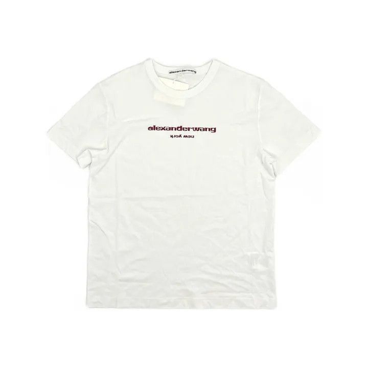 Alexander Wang Alexander Wang SS22 Cotton Logo T-Shirt - Size L / US 10 / IT 46 - 2 Thumbnail