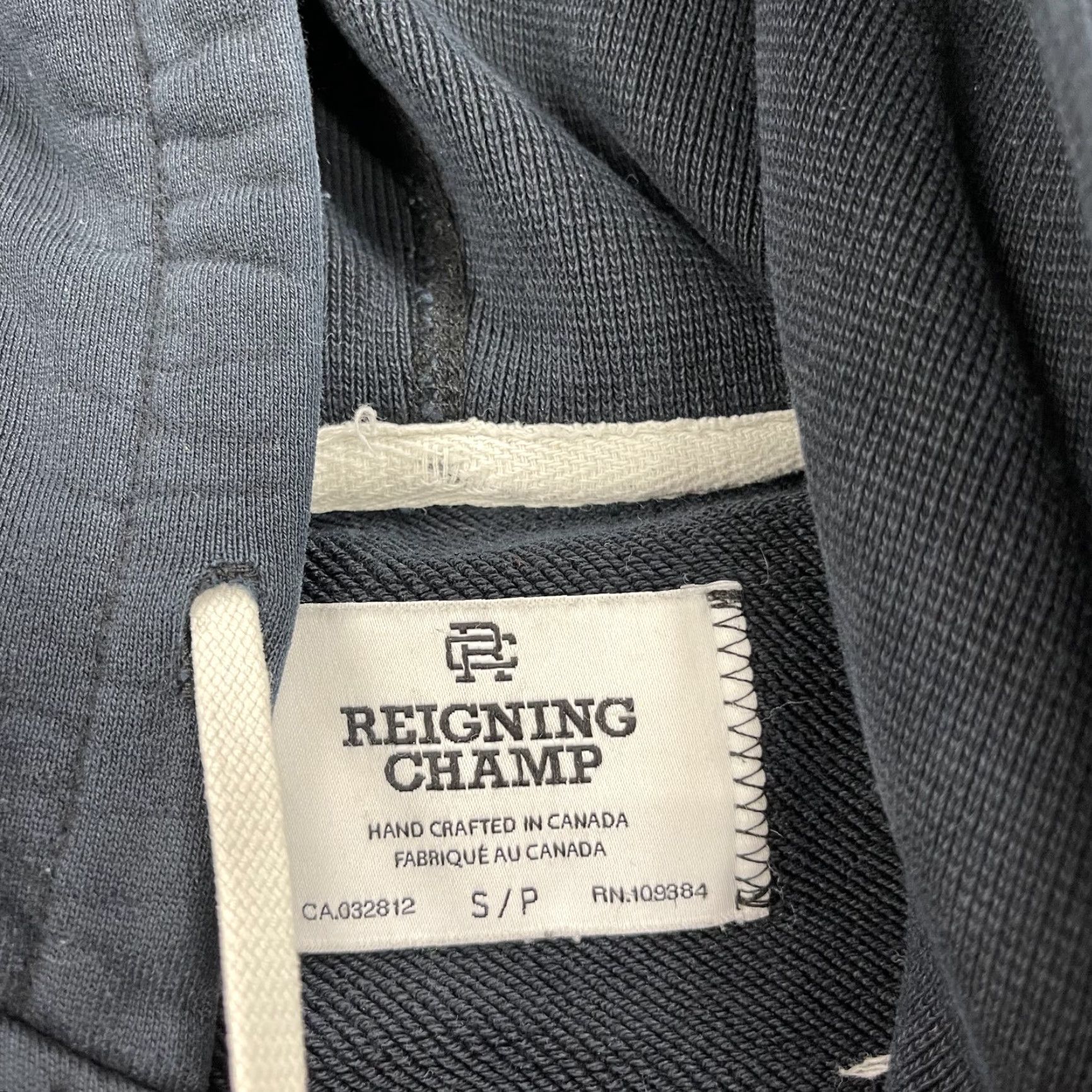 Reigning Champ VINTAGE Reigning Champ Hoodie Mens Small Black Full Zip Heavy 100% Cotton Sweatshirt Logo Size US S / EU 44-46 / 1 - 5 Thumbnail