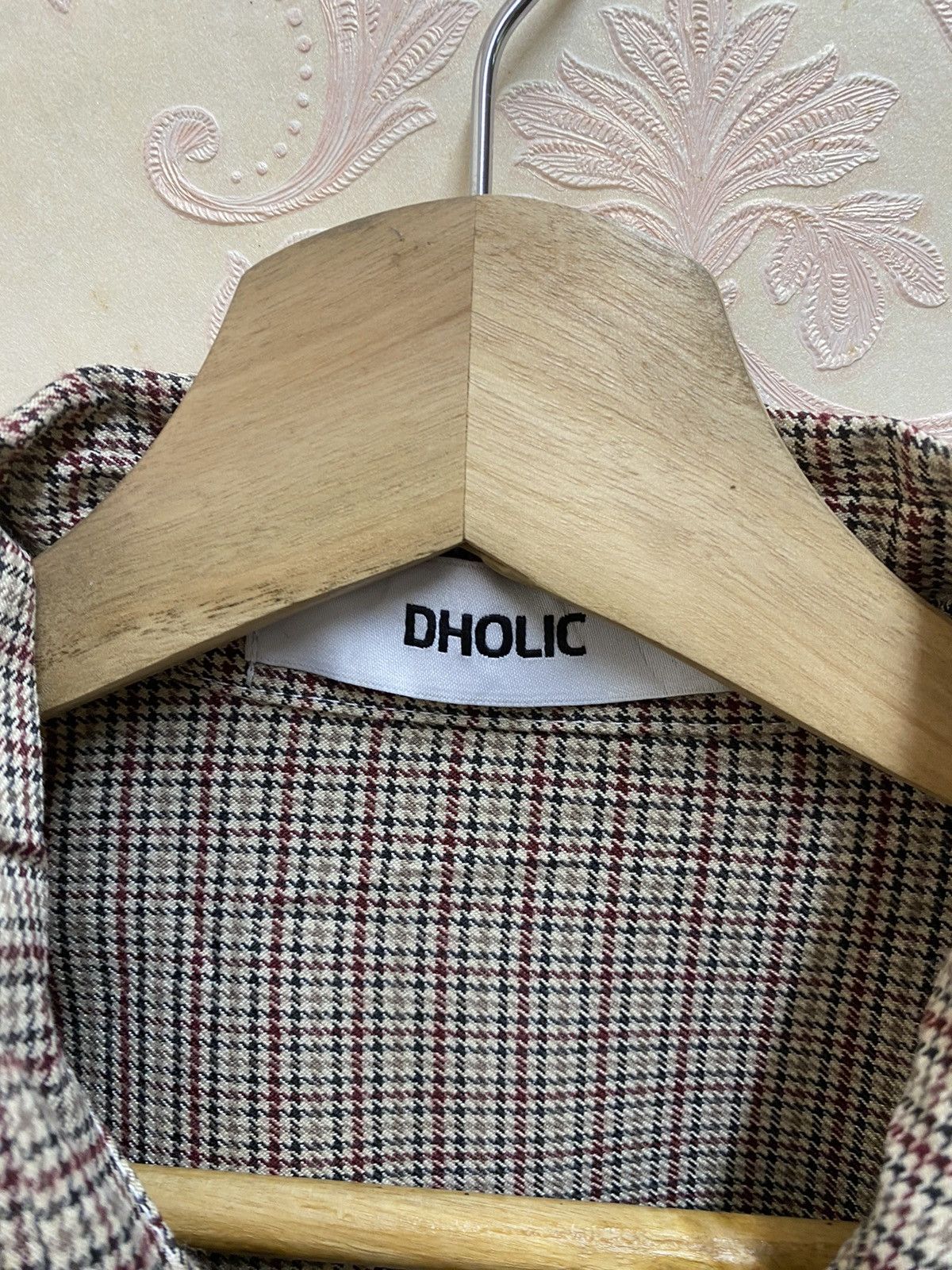 Japanese Brand × Vintage Japanese Brand Dholic Plaid Tartan Flannel Shirt Size S / US 4 / IT 40 - 4 Thumbnail