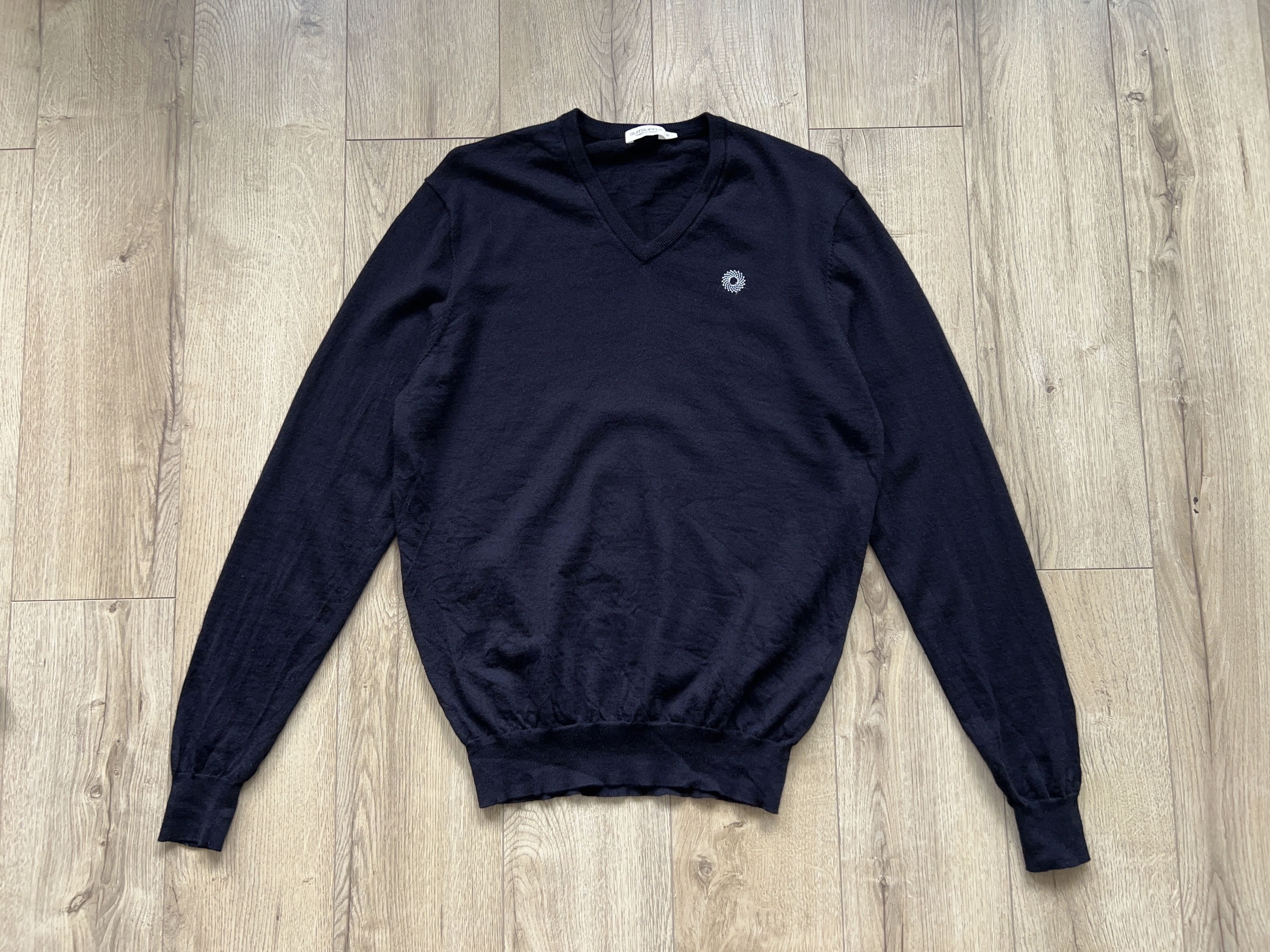 Suitsupply Mens SUITSUPPLY Merino Wool Pullover Sweater Long Sleeve Size US L / EU 52-54 / 3 - 1 Thumbnail