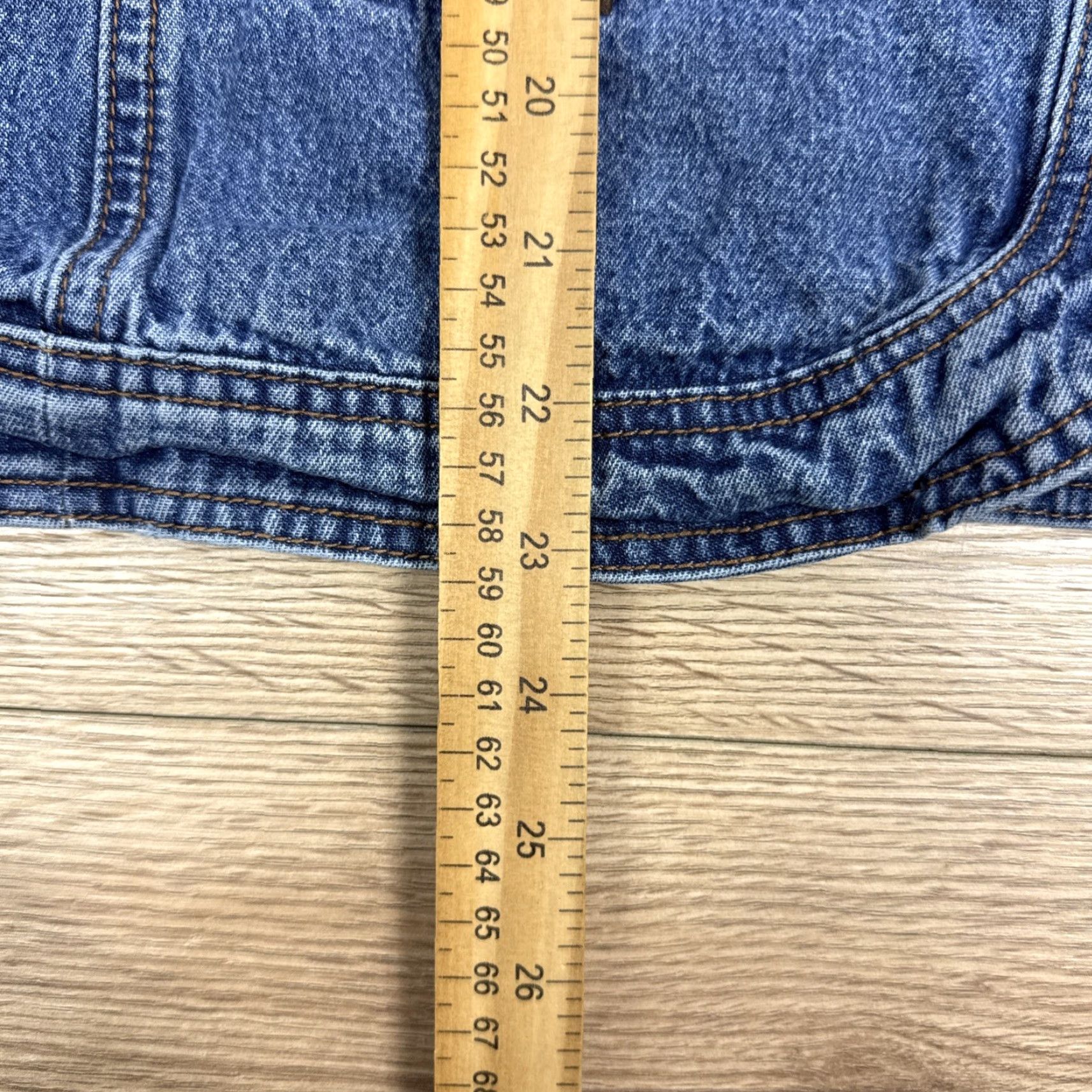 Denime Crystal Kobe Jacket Denim Embroidered Womens Blue Large L Cracker Barrel Fall Size 36" / US 14 / IT 50 - 4 Thumbnail