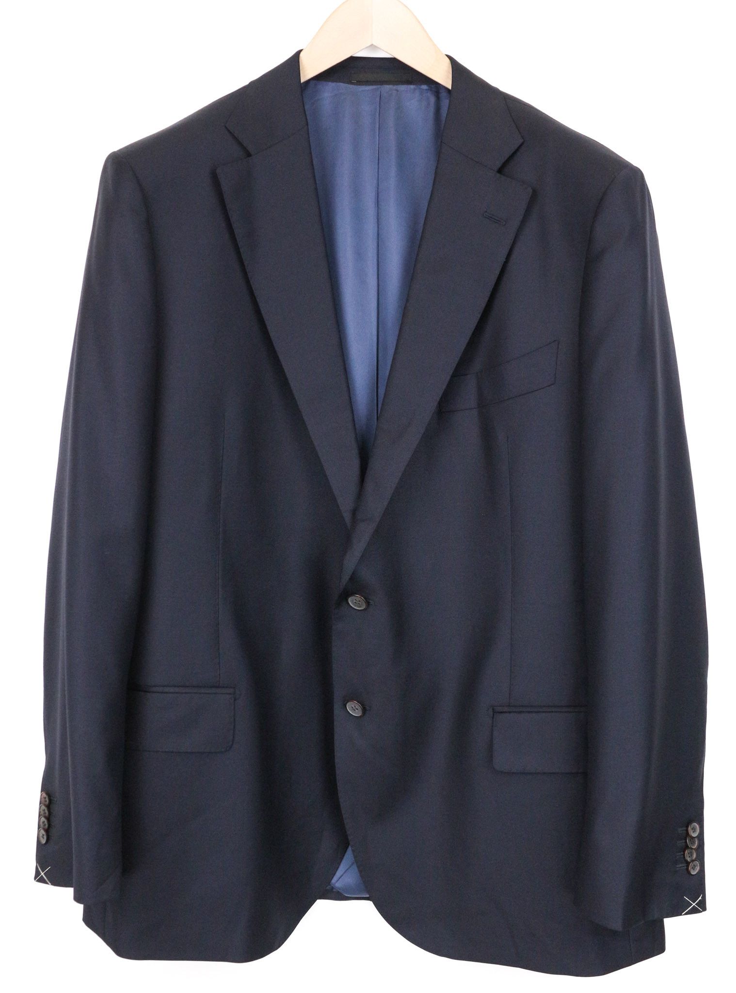 Suitsupply LAZIO BLUELINE UK52R Blue Wool 2 Piece Suit 75148 Size 36R - 2 Thumbnail