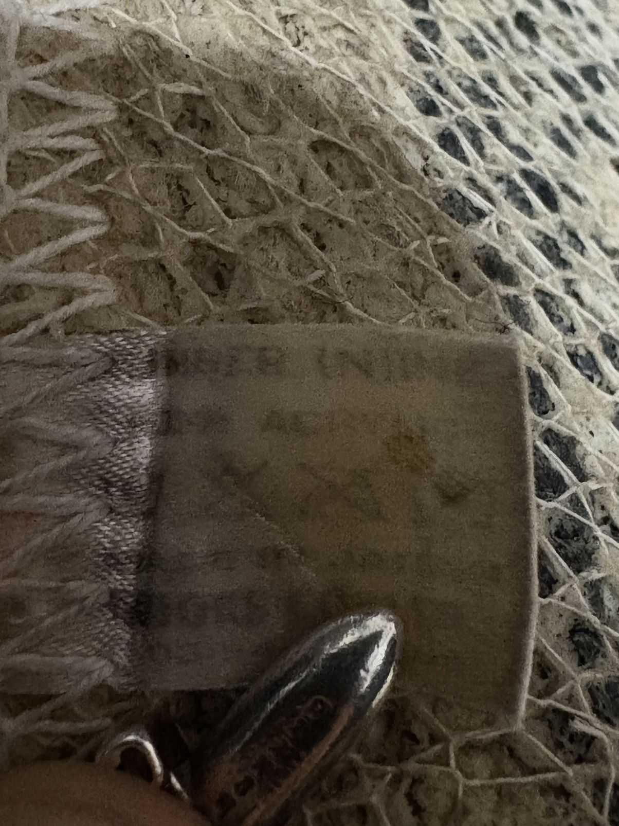 Number (N)ine AW01 Number (N)ine School of visual arts Takahiro rug Size ONE SIZE - 8 Thumbnail