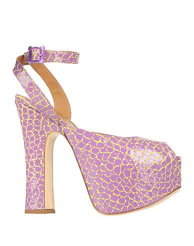 Vivienne Westwood o1f1d3z0426 Vargas Elevated Platform Shoes in Lilac/Yellow Size US 9 / IT 39 - 1 Thumbnail